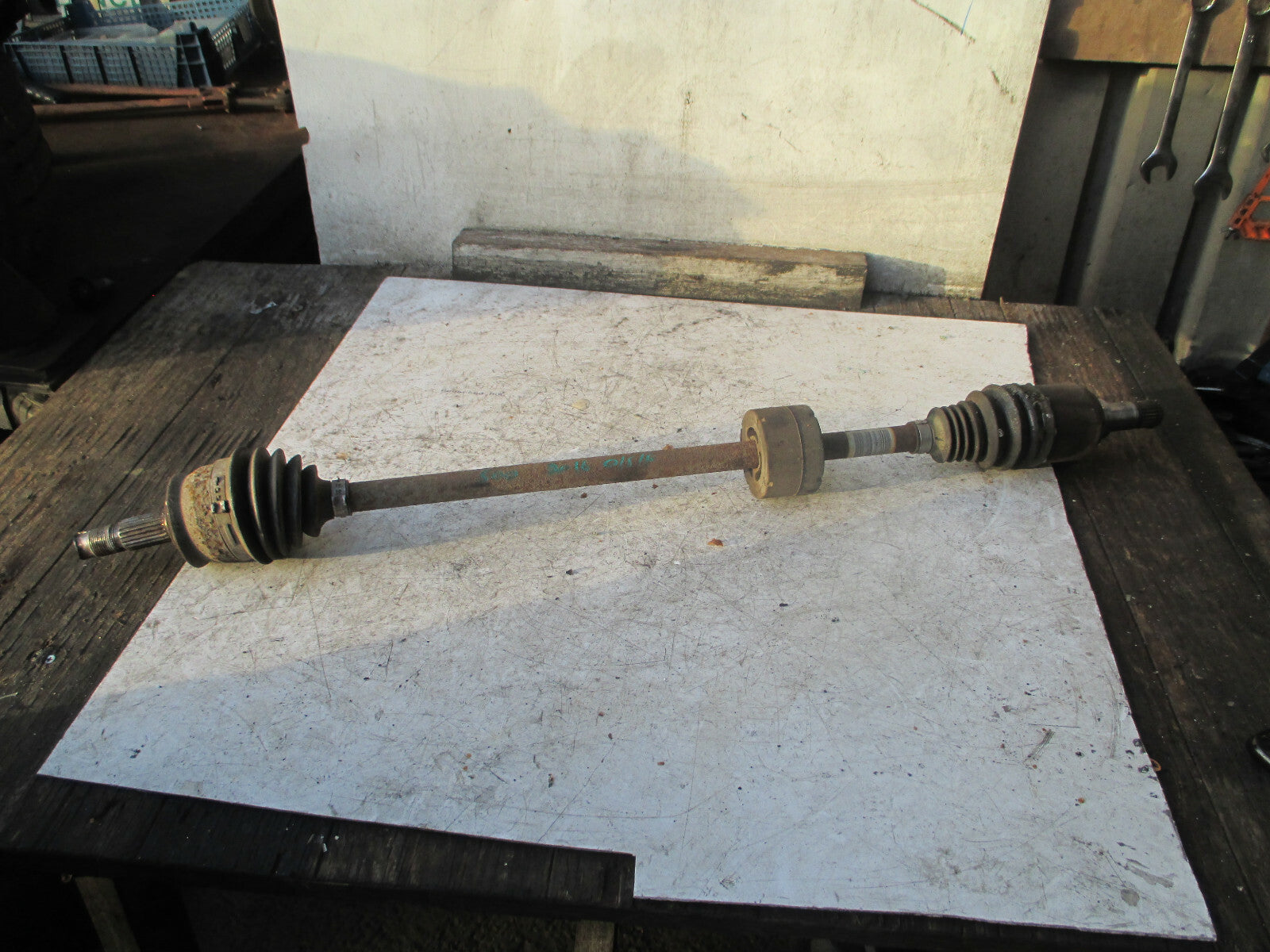 FIAT 500 2016 1.2 PETROL MANUAL OSF DRIVER SIDE FRONT DRIVESHAFT 00519554760