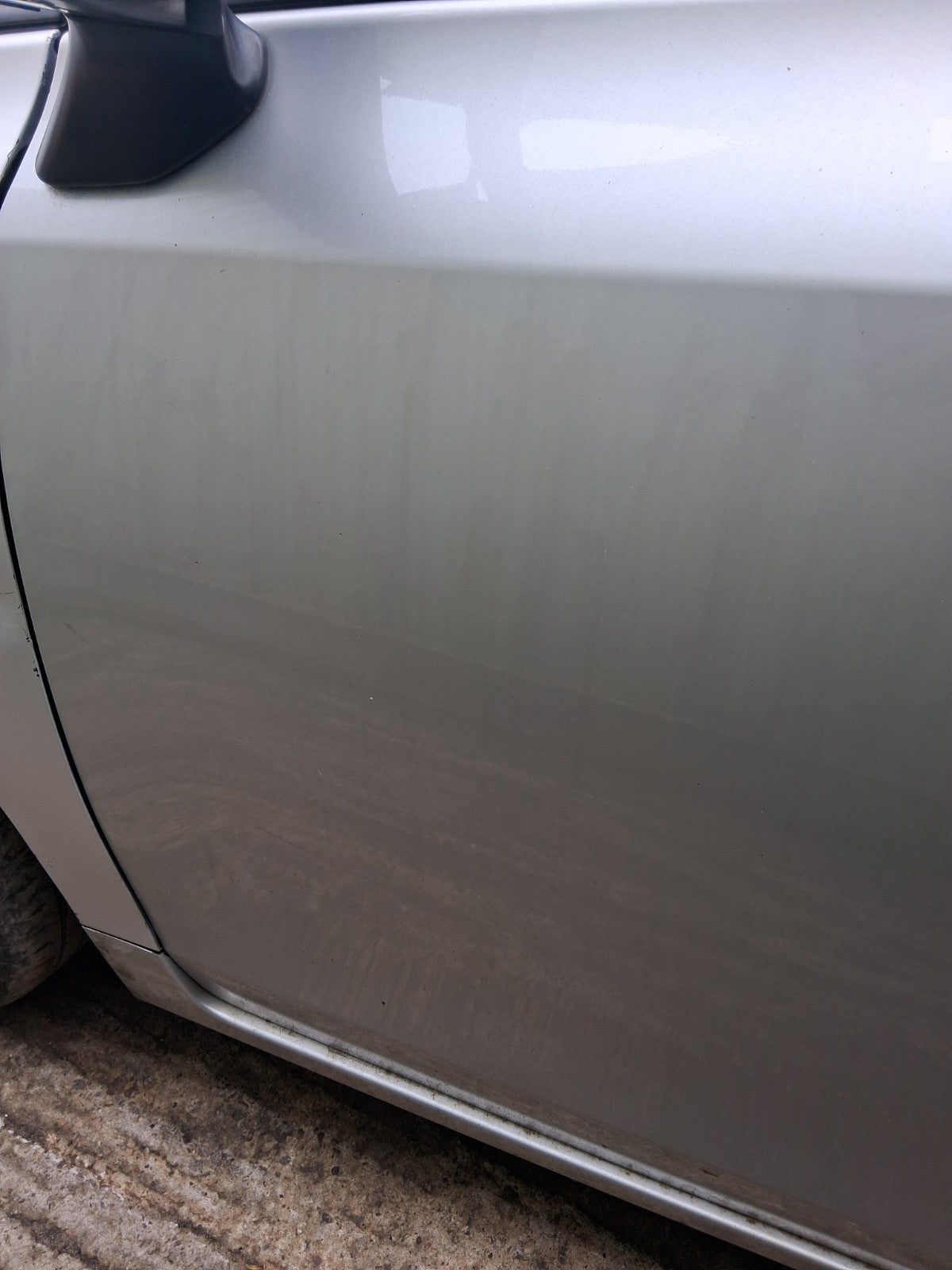 2018 TOYOTA PRIUS V PLUS XW40 NSF PASSENGER SIDE FRONT LEFT BARE DOOR SILVER