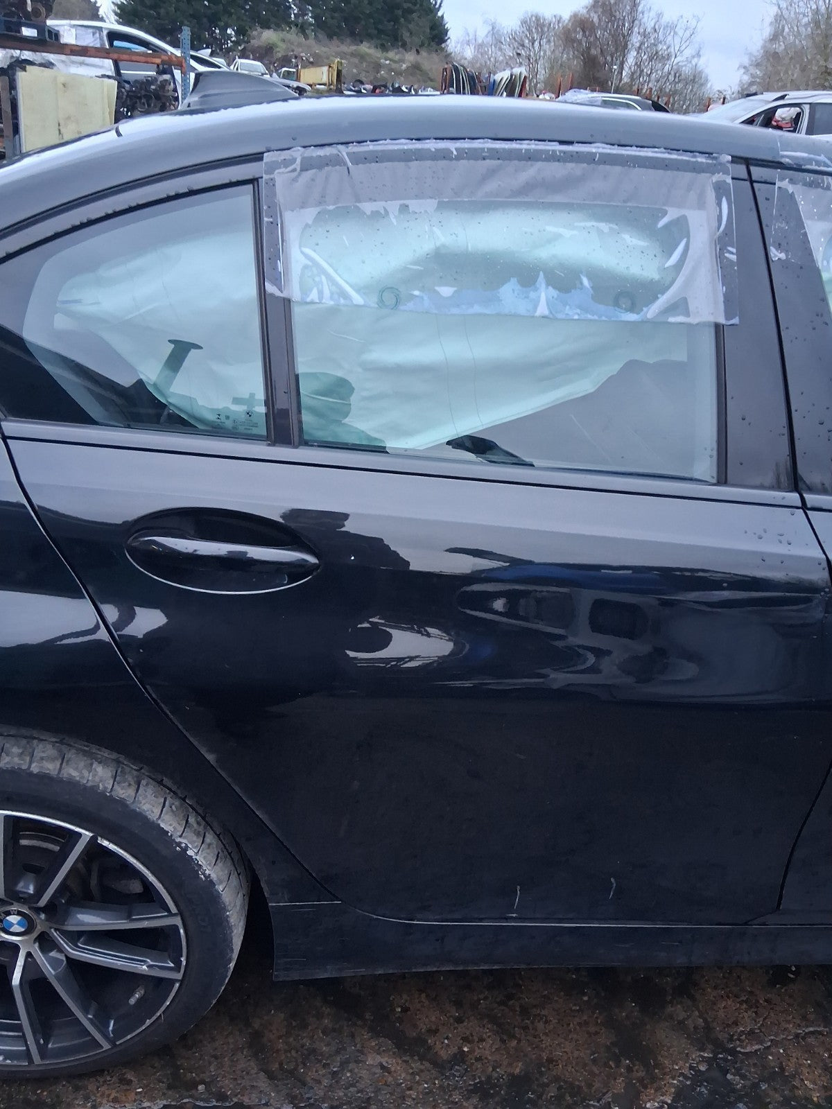 2019 BMW 3 SERIES SALOON G20 OS DRIVER SIDE REAR BARE DOOR BLACK SAPPHIRE 475
