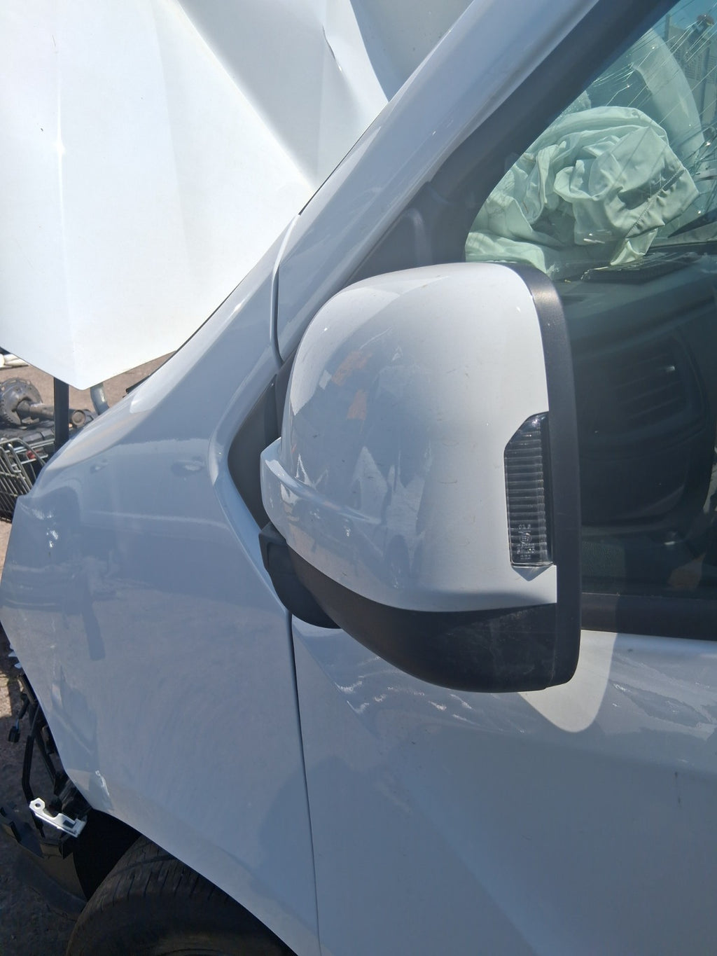 2025 RENAULT TRAFIC X82 MK3 NSF PASSENGER SIDE FRONT LEFT WING MIRROR WHITE