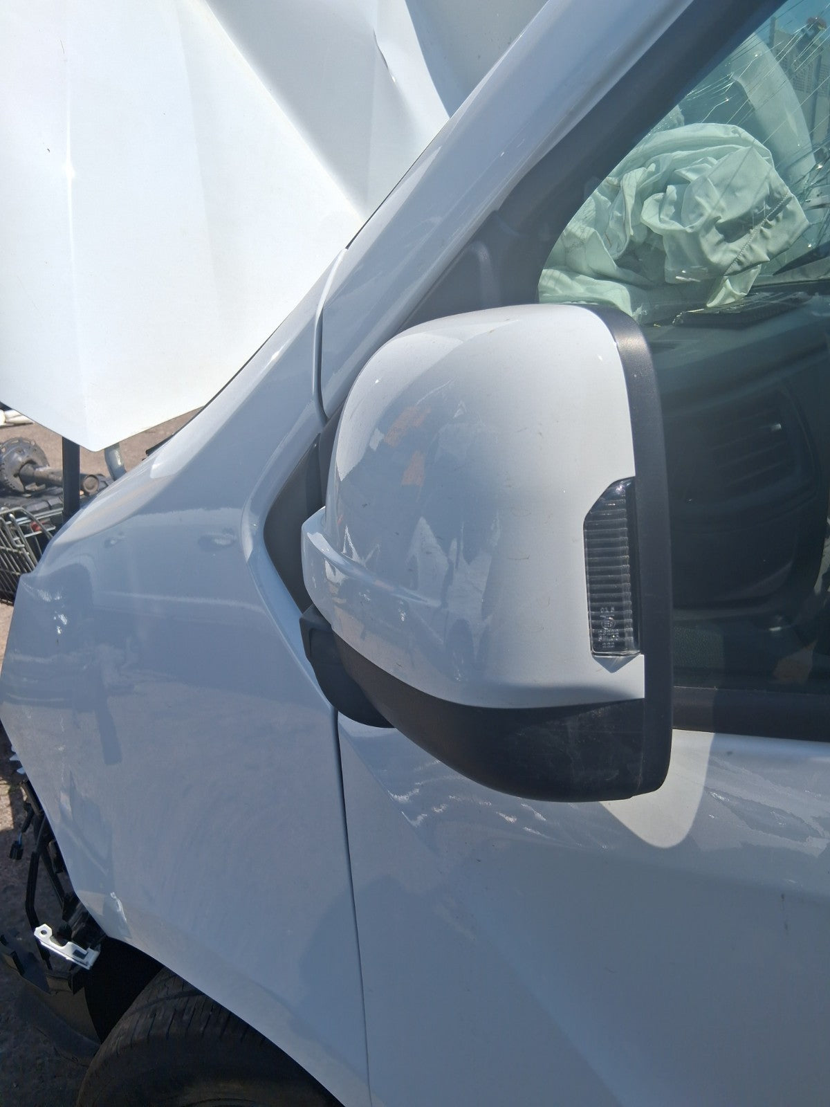 2025 RENAULT TRAFIC X82 MK3 NSF PASSENGER SIDE FRONT LEFT WING MIRROR WHITE