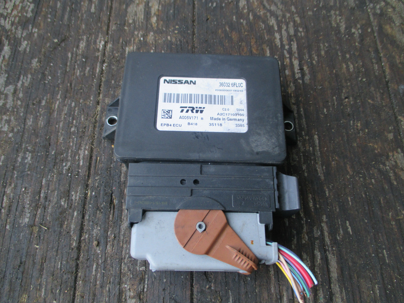 NISSAN X-TRAIL T32 2019 PARKING BRAKE CONTROL MODULE 360326FL0C