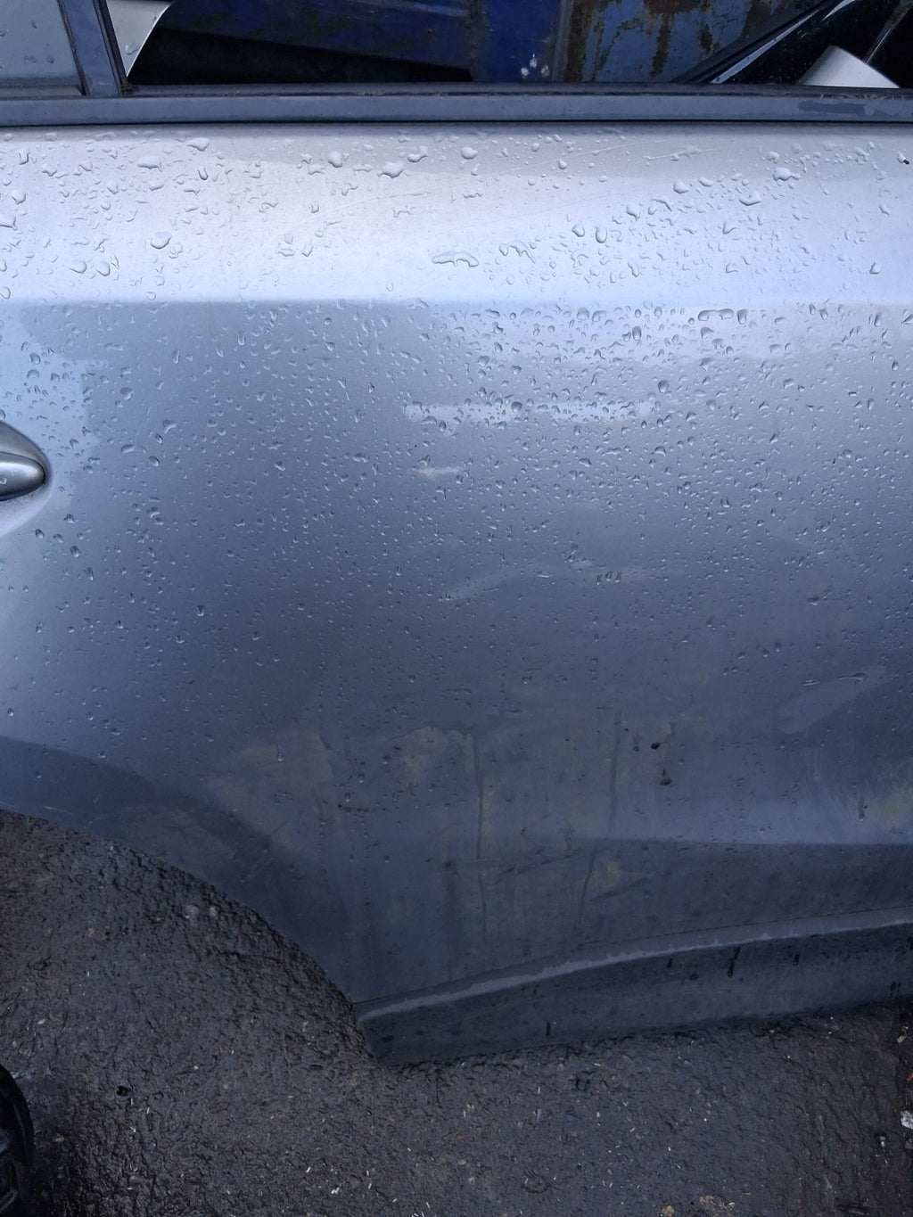 2013 MAZDA CX 5 MK1 OSR DRIVER SIDE REAR RIGHT BARE DOOR LIQUID SILVER P38