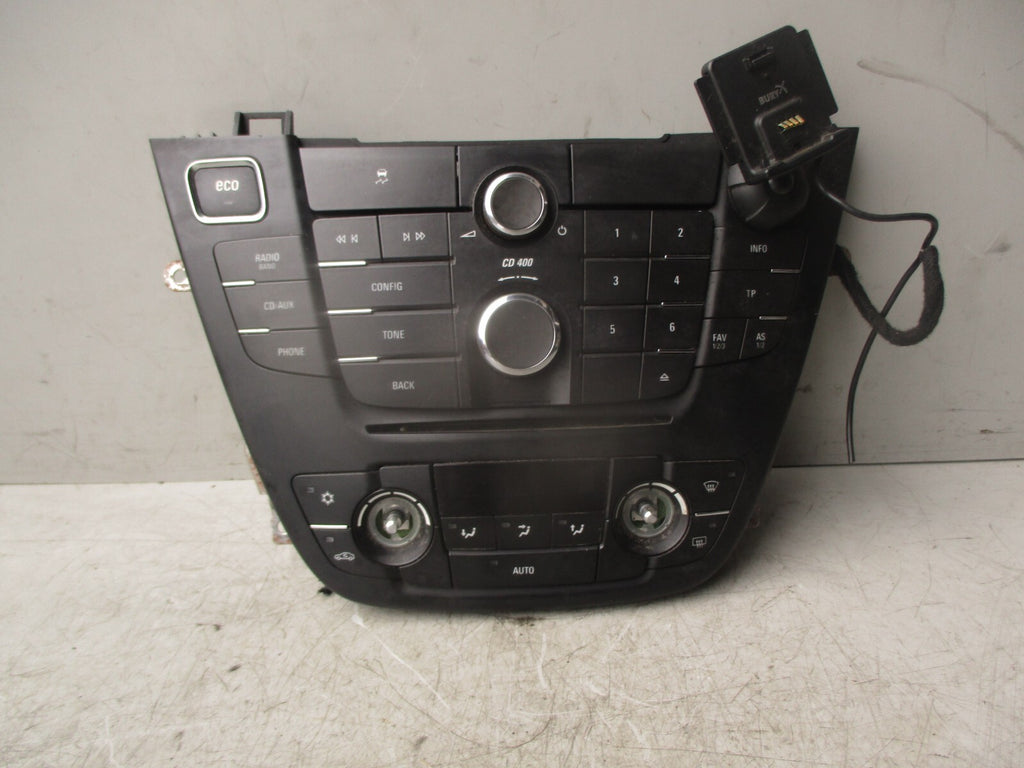 2013 VAUXHALL INSIGNIA MK1 CD RADIO HEATER CLIMATE CONTROL PANEL 13273095