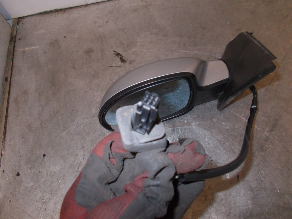CITROEN C5 2004 OS DRIVER SIDE ELECTRIC DOOR WING MIRROR SILVER