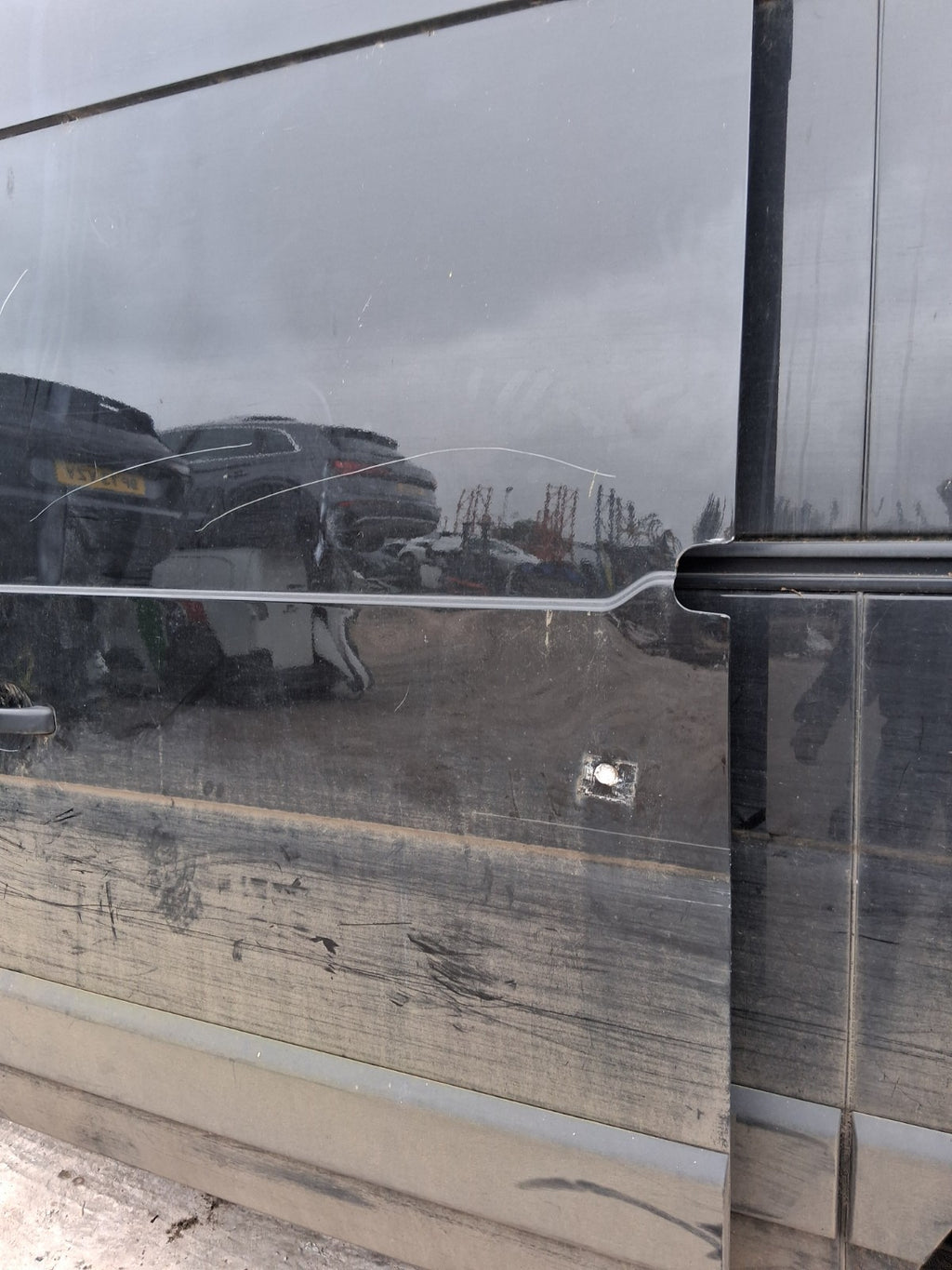2021 NISSAN NV400 MK1 NS PASSENGER SIDE LEFT BARE SLIDING DOOR BLACK