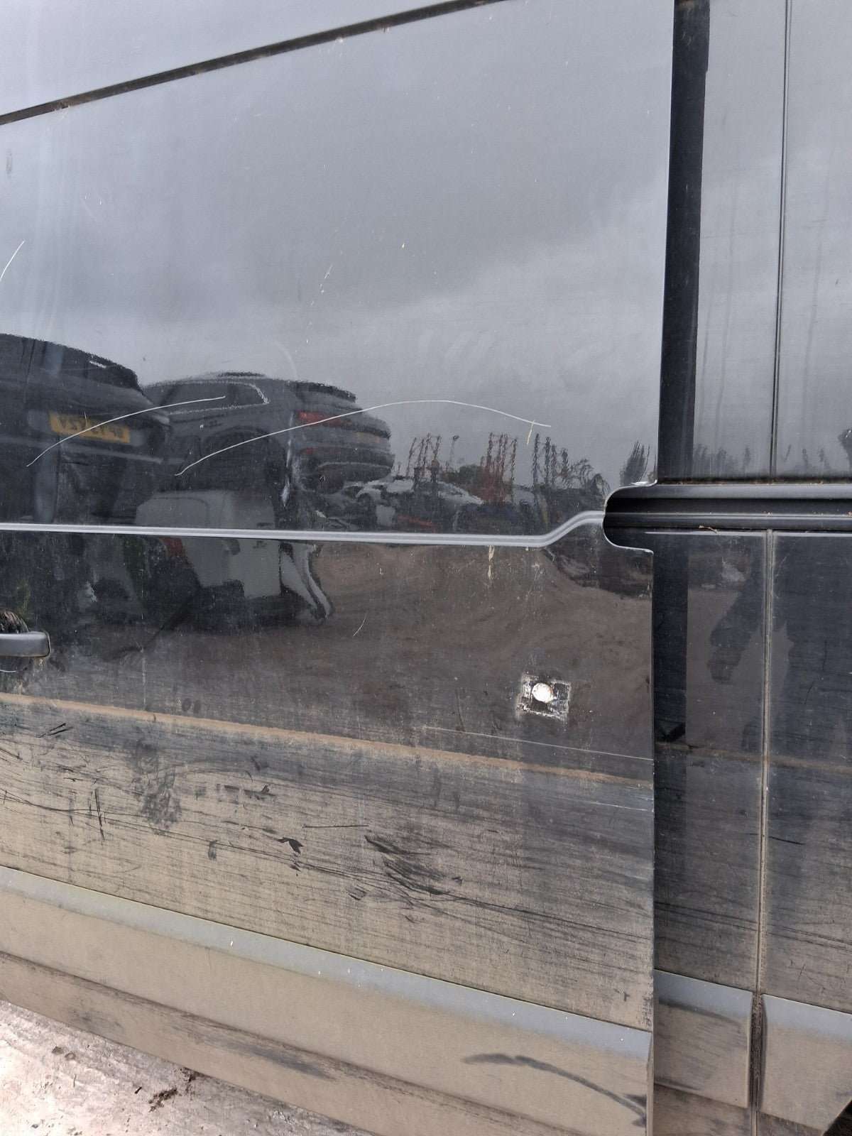 2021 NISSAN NV400 MK1 NS PASSENGER SIDE LEFT BARE SLIDING DOOR BLACK