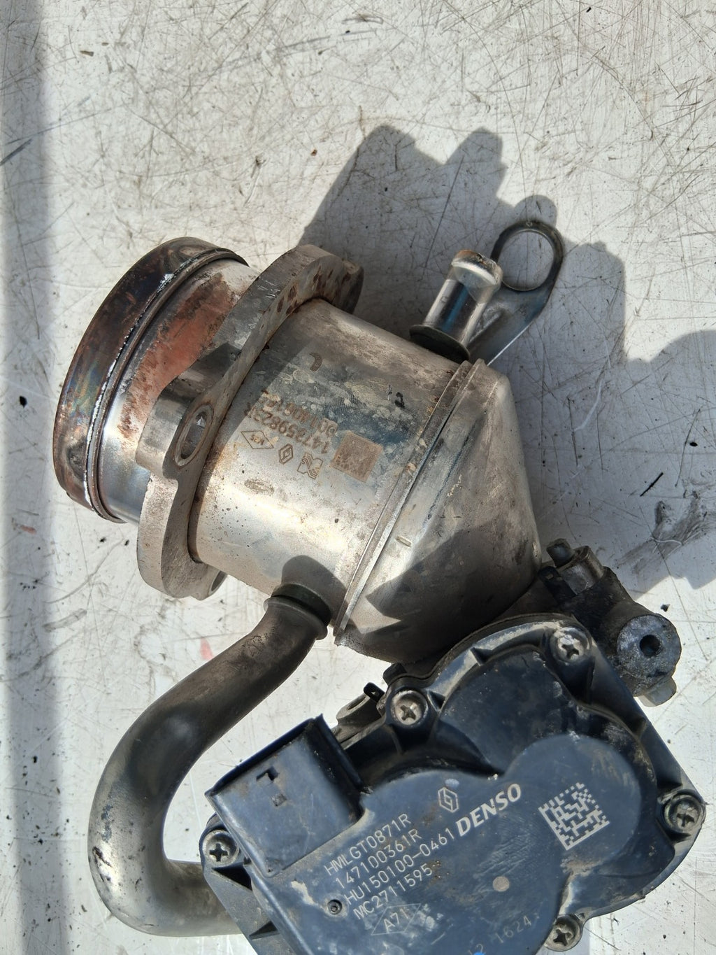 2020 RENAULT KANGOO MK2 EGR VALVE WITH COOLER 147359823R 147100361R