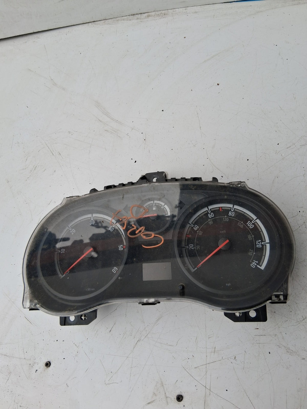 2010 VAUXHALL CORSA D SPEEDO SPEEDOMETER INSTRUMENT CLUSTER 1344277