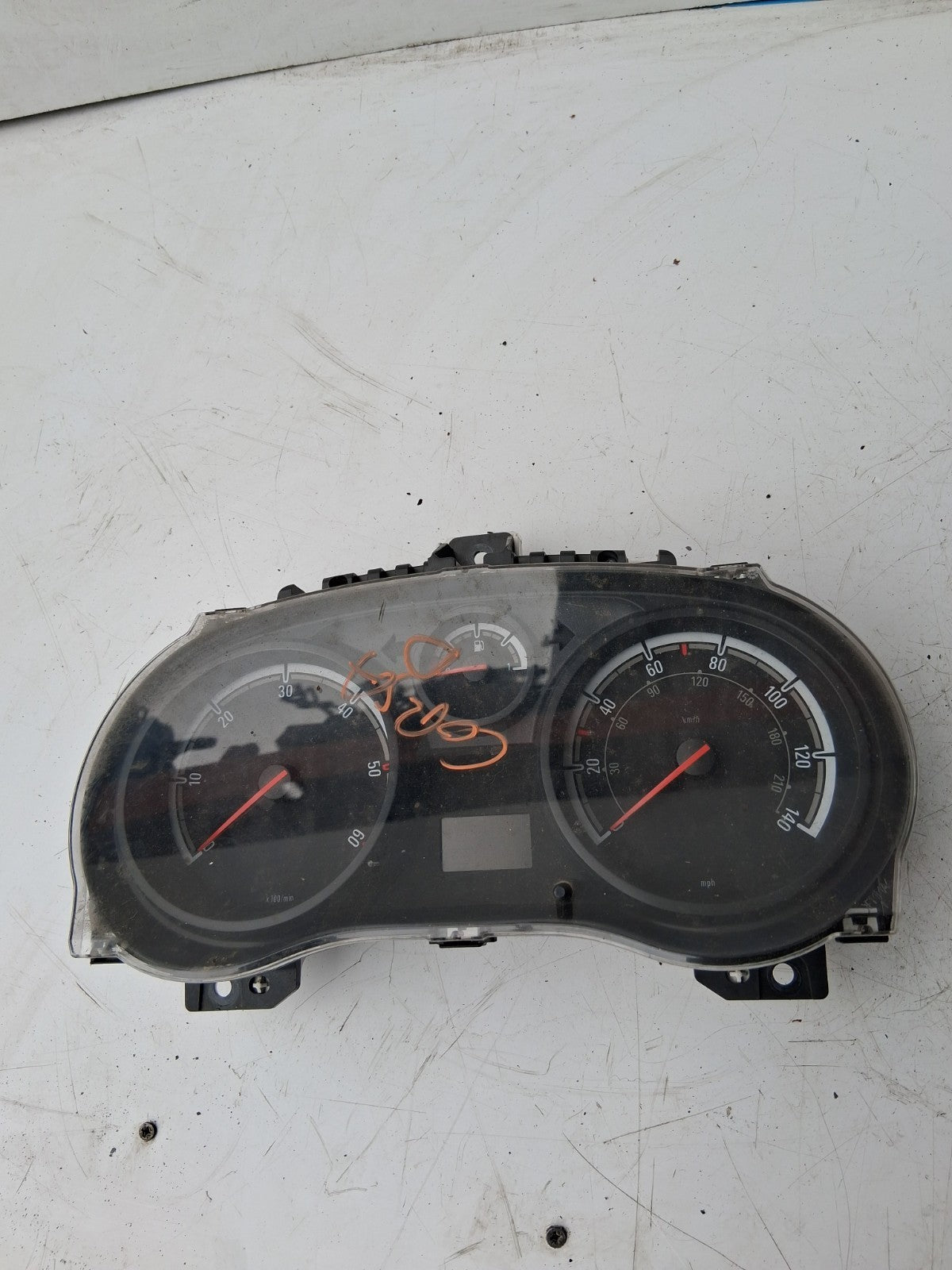 2010 VAUXHALL CORSA D SPEEDO SPEEDOMETER INSTRUMENT CLUSTER 1344277