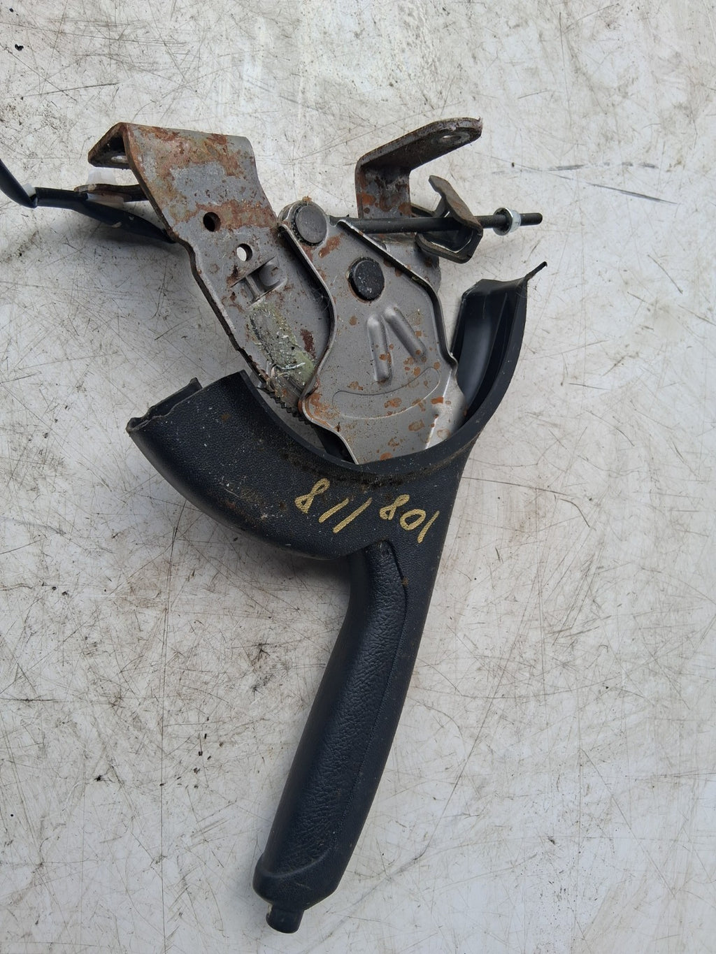 2016 PEUGEOT 108 3 DOOR MK2 MANUAL HANDBRAKE PARKING BRAKE LEVER MECHANISM
