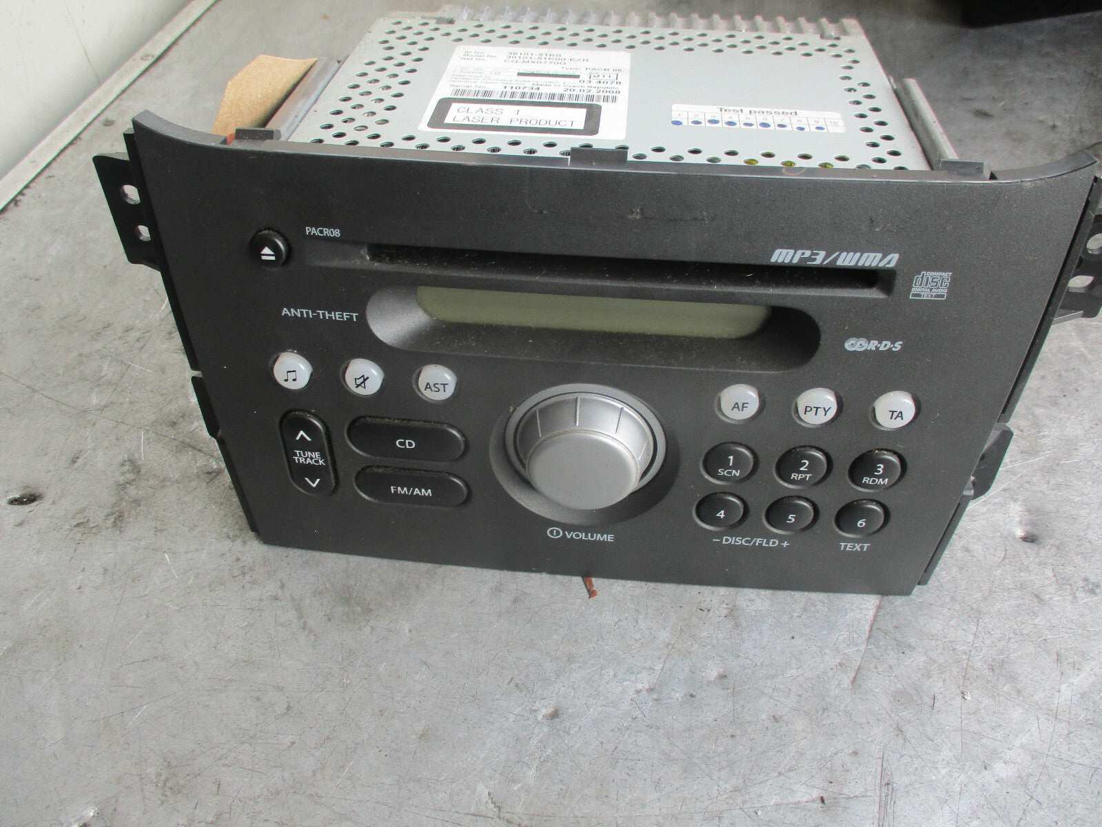 VAUXHALL AGILA B (MK2) CD PLAYER RADIO HEAD UNIT STEREO 3910151K00EZR