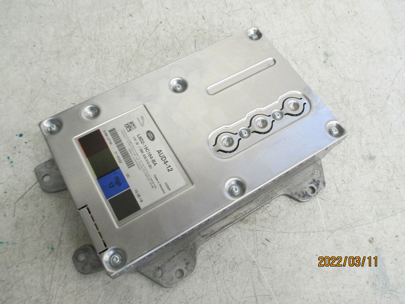 2019 JAGUAR XE RANGE ROVER SPORT DISCOVERY AMPLIFIER L8D219C164BA