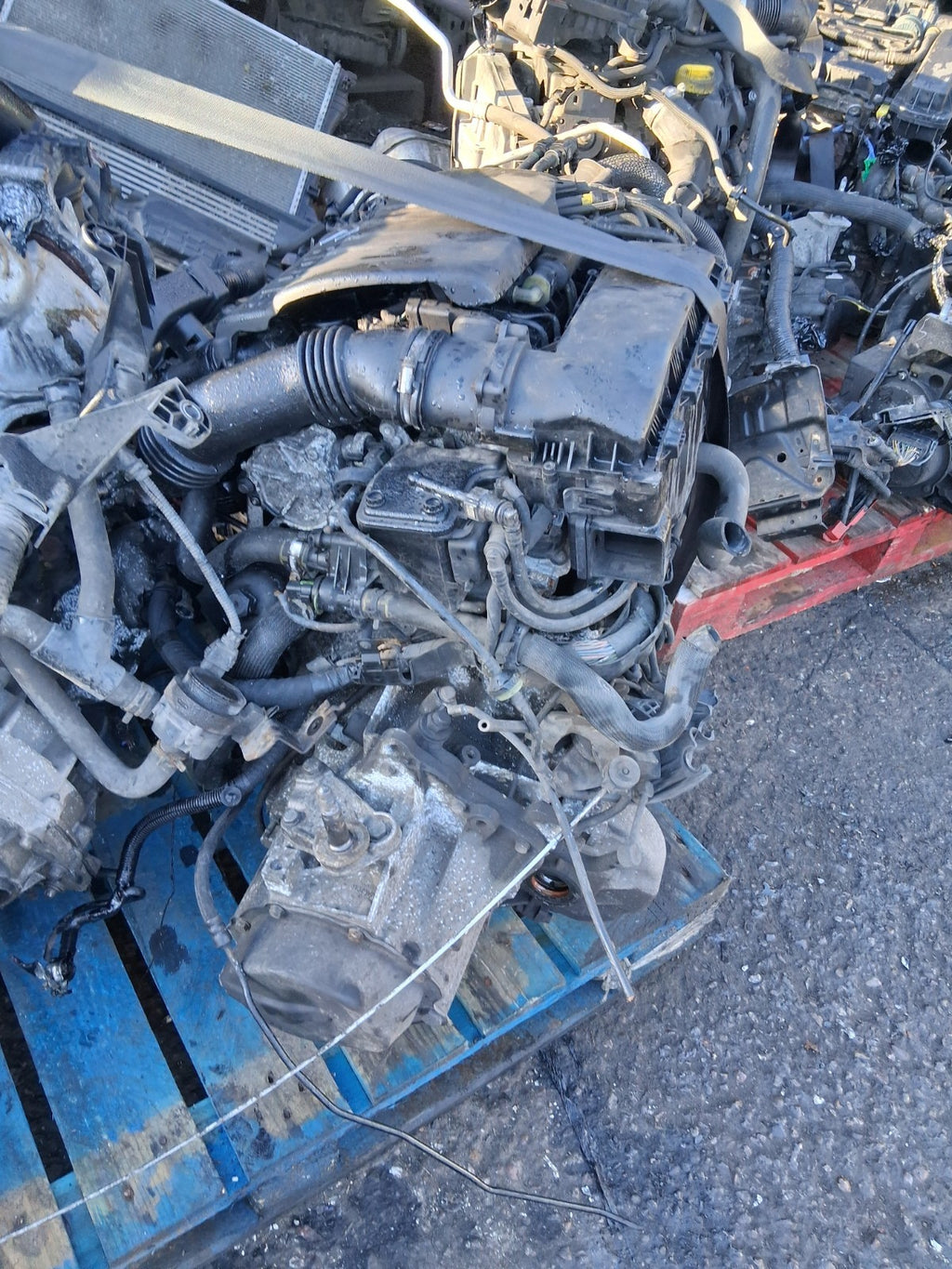 2008 CITROEN C4 PICASSO 1.6 HDI DIESEL COMPLETE ENGINE 9HZ DV6TED4