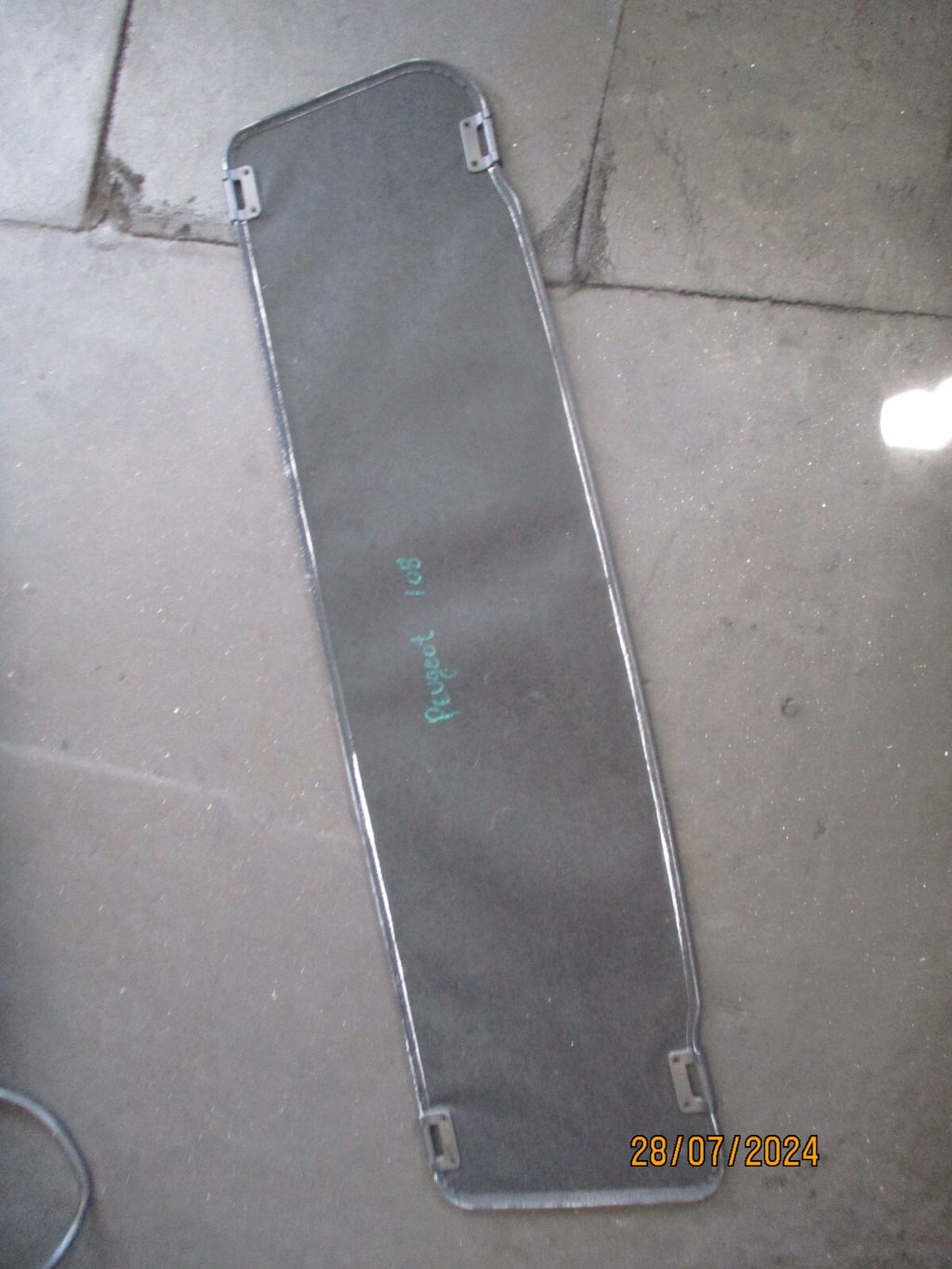 PEUGEOT 108 2019 REAR LOAD COVER PARCEL SHELF