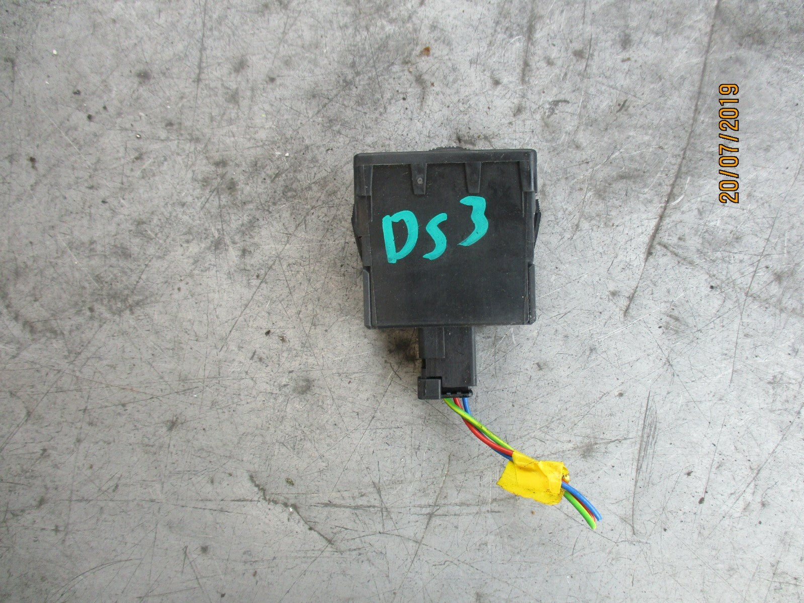 CITROEN DS3 HEADLIGHT ADJUSTMENT CONTROL SWITCHES 96661868