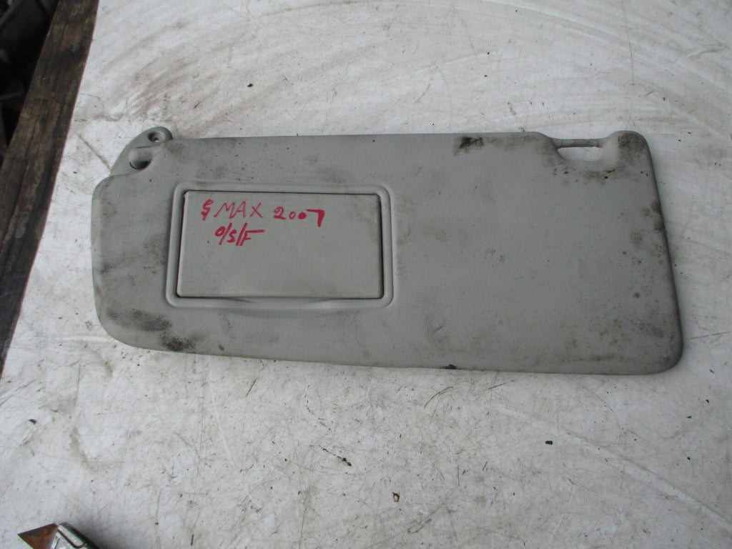 FORD S MAX S-MAX 2007 OSF DRIVER SIDE FRONT SUN SHADE VISOR GREY MIRROR