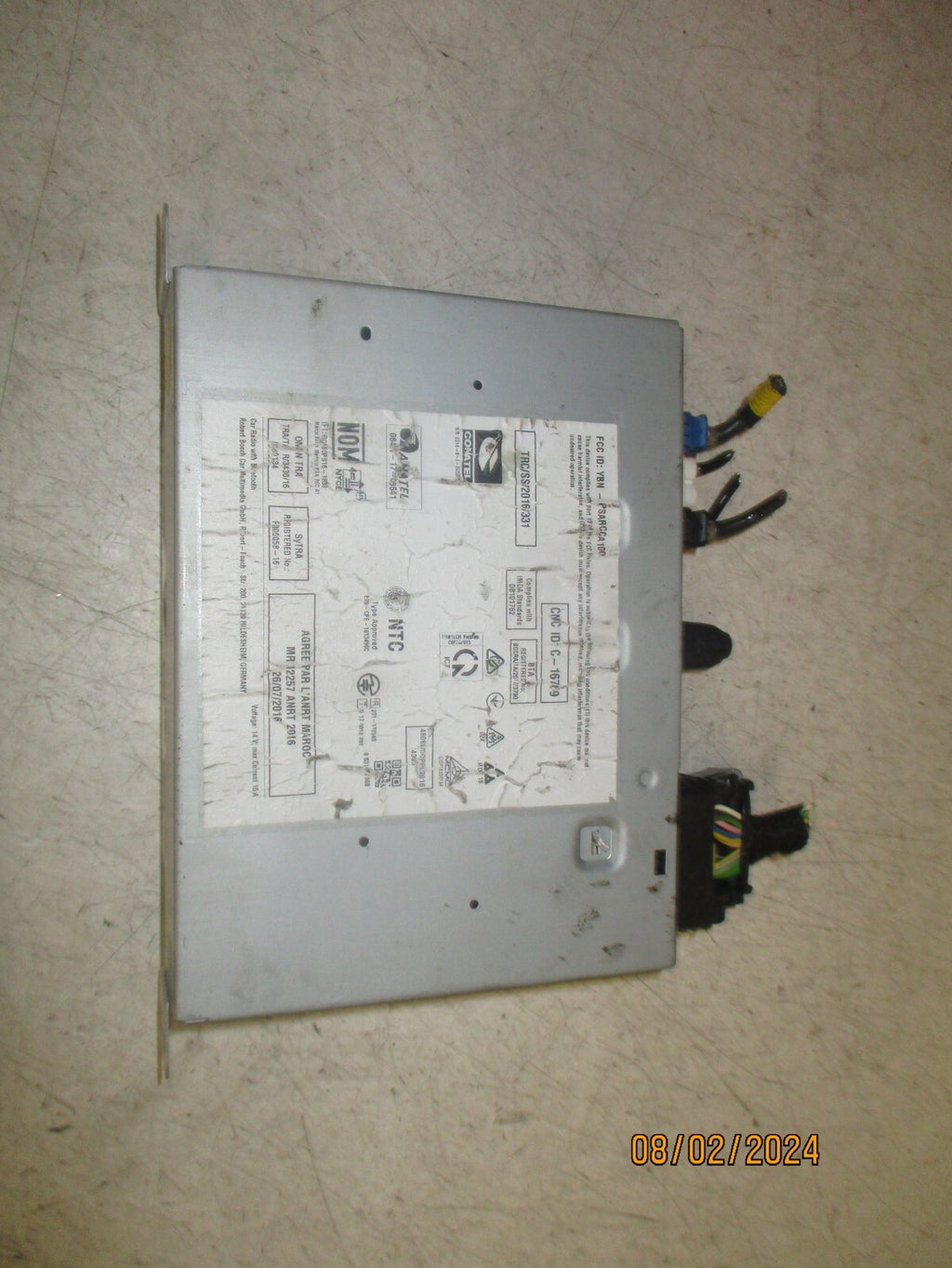 VAUXHALL VIVARO MK3 2021 RADIO  STEREO HEAD UNIT 9833500080