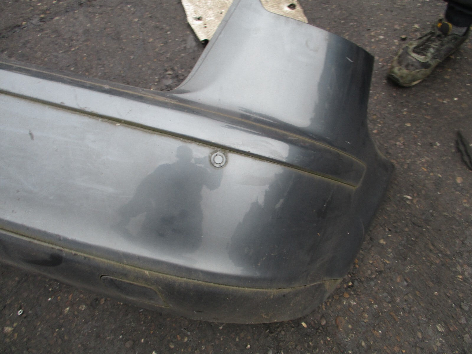 AUDI A3 8P 2006 PREFACELIFT REAR COMPLETE BUMPER PDC SENSOR GREY