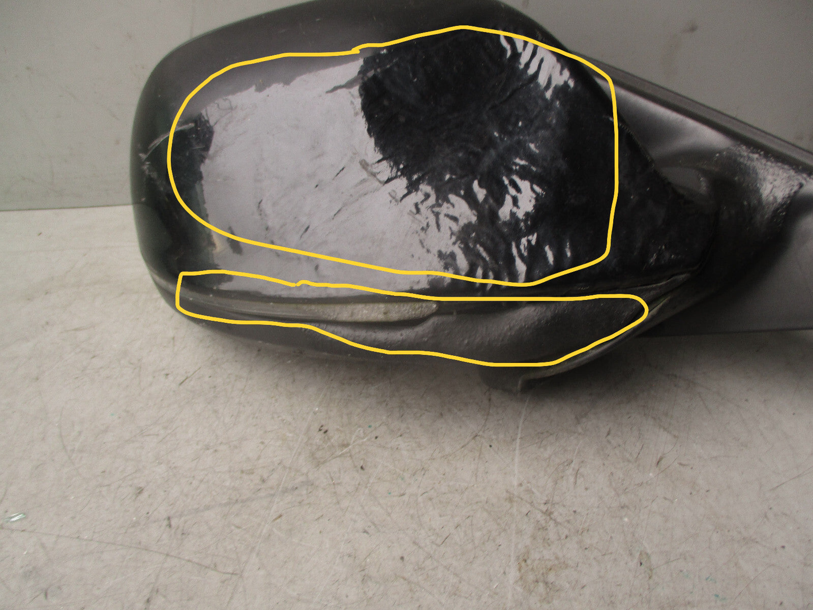 2014 AUDI Q5 OSF DRIVER SIDE FRONT WING MIRROR SPARE OR REPAIR 8R285741001C