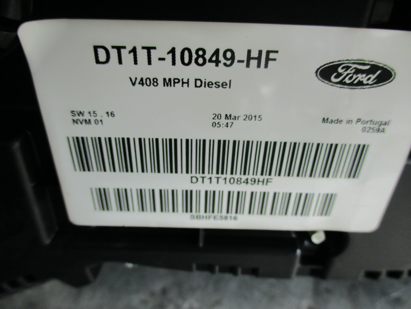 FORD TRANSIT CONNECT MK2 1.6 DIESEL SPEEDO CLOCKS SPEEDOMETER DT1T10849HF