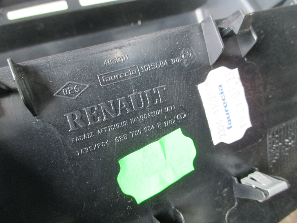 RENAULT MEGANE MK3 2013 DISPLAY CLOCK SURROUND 628700004