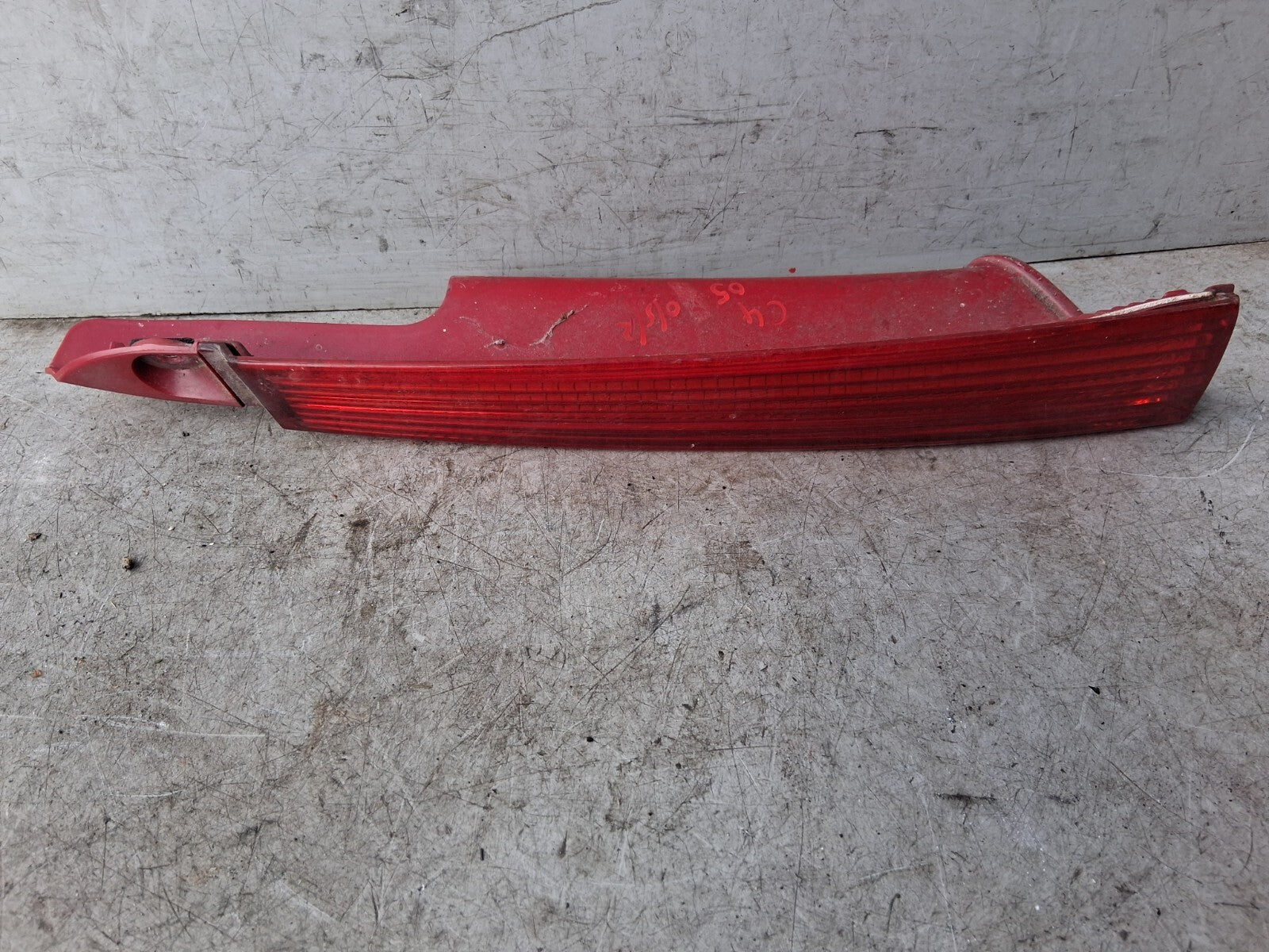 CITROEN C4 LA COUPE 2005 OSR DRIVER SIDE TOP LIGHT REAR REFLECTOR 9655863780