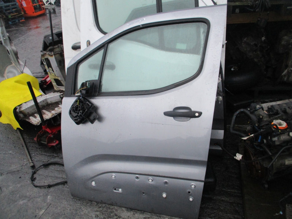 2019 CITROEN BERLINGO MK3 K9 NSF PASSENGER SIDE FRONT BARE DOOR GREY
