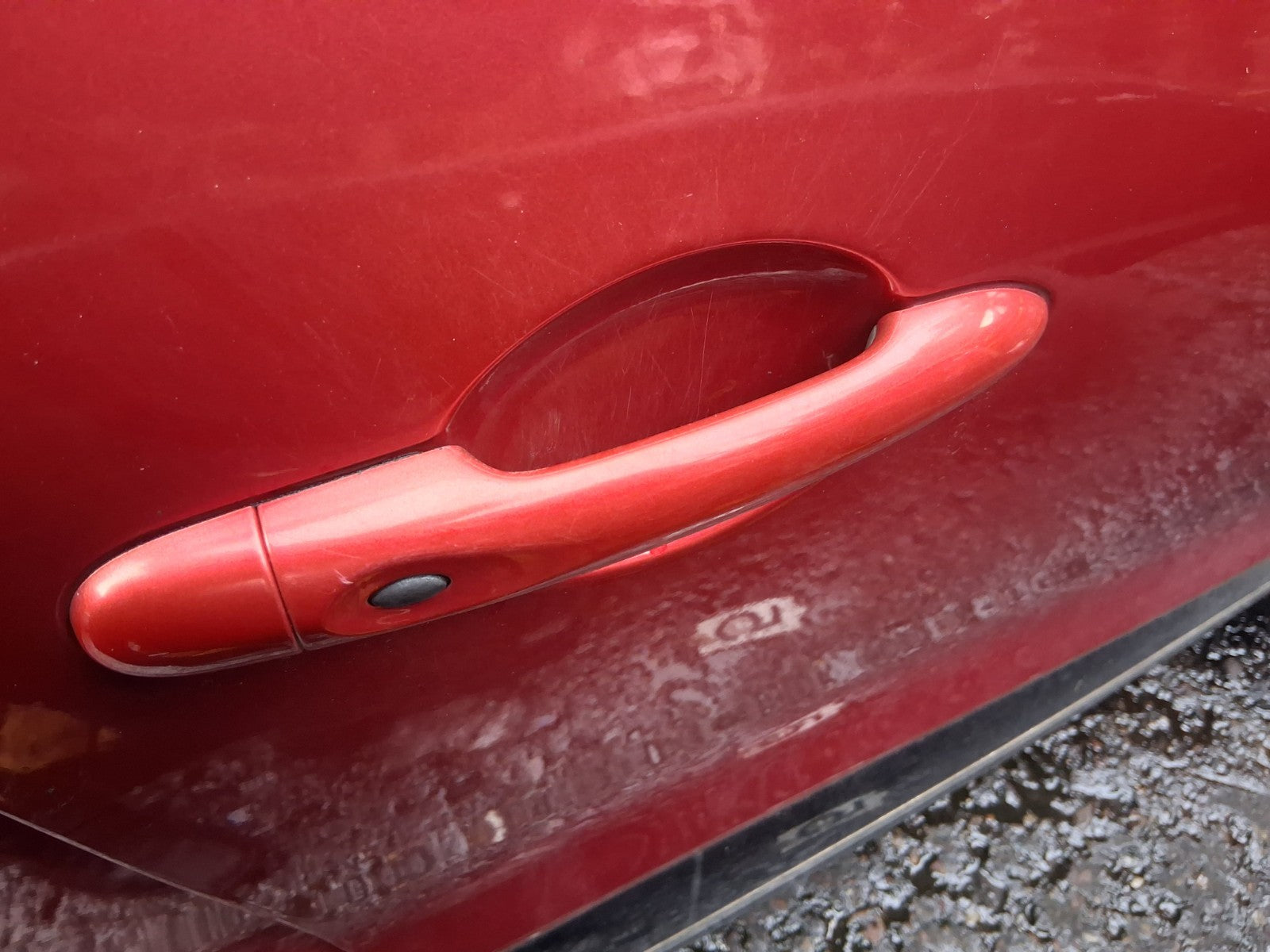 2013 RENAULT CLIO X98 MK4 OSF DRIVER SIDE FRONT RIGHT EXTERIOR DOOR HANDLE