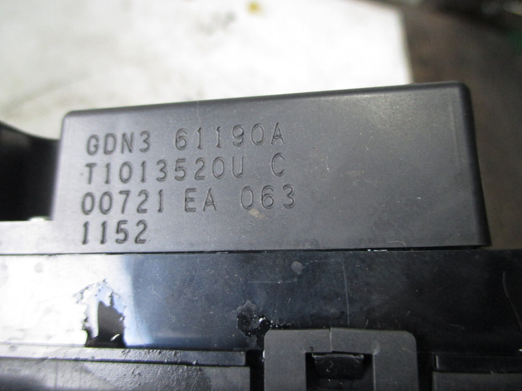 MAZDA 6 2010 HEATER AC CLIMATE CONTROL SWITCH PANEL