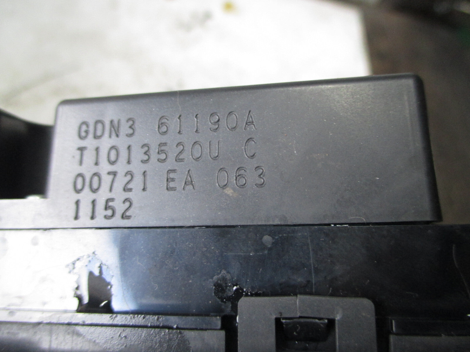 MAZDA 6 2010 HEATER AC CLIMATE CONTROL SWITCH PANEL