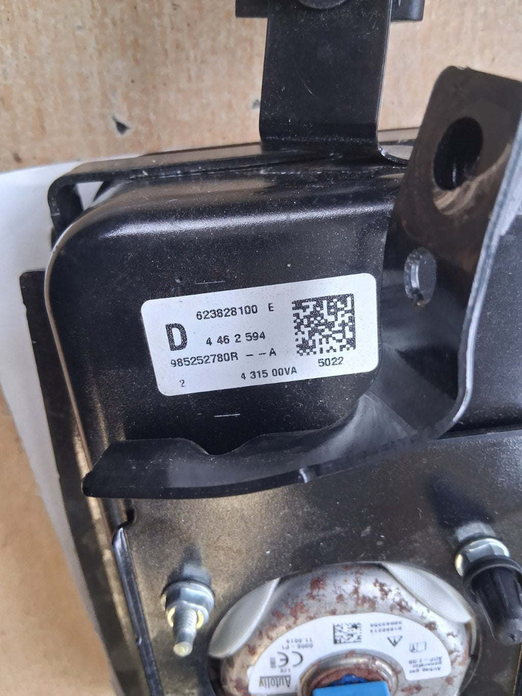 2014 RENAULT CAPTUR DASHBOARD SRS LEFT PASSENGER SIDE AIRBAG 985252780R