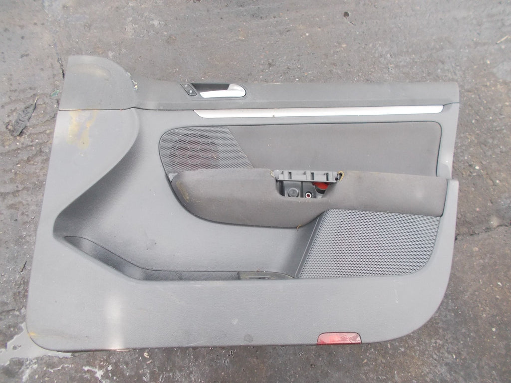 2009 VW GOLF OSF DRIVERS SIDE FRONT DOOR CARD 1K4867012FCTRS