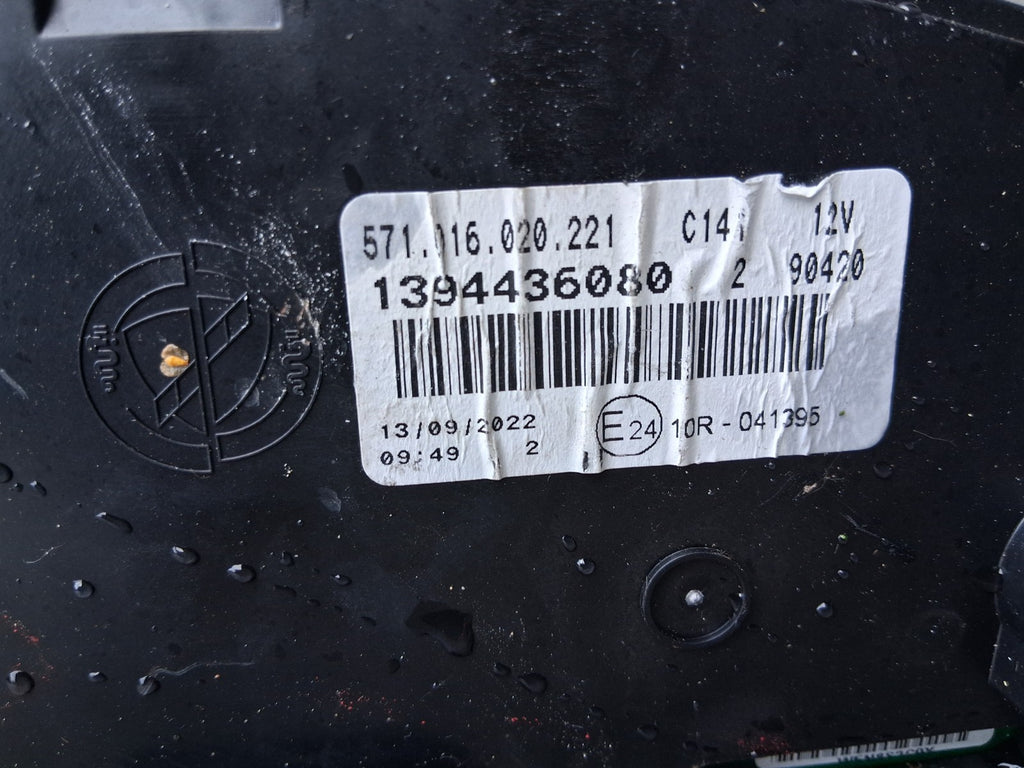 2023 VAUXHALL MOVANO C MK3 SPEEDO SPEEDOMETER INSTRUMENT CLUSTER 1394436080