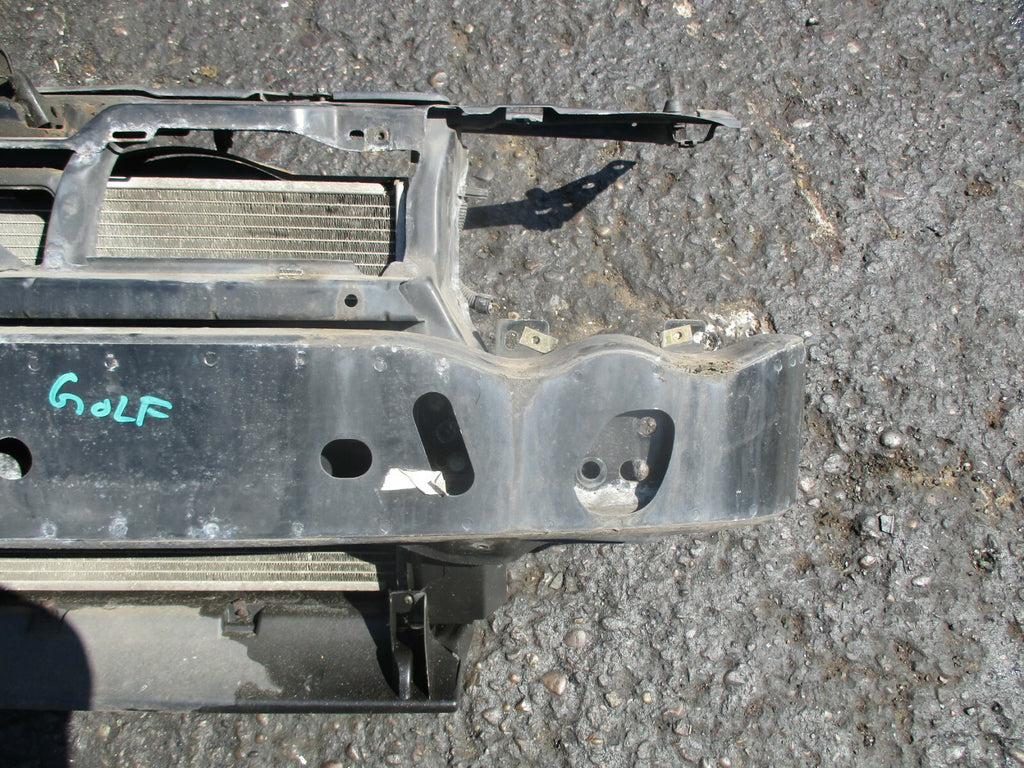 VW VOLKSWAGEN GOLF CABRIO 1998 COMPLETE RAD RADIATOR PACK FAN SLAM PANEL BAR