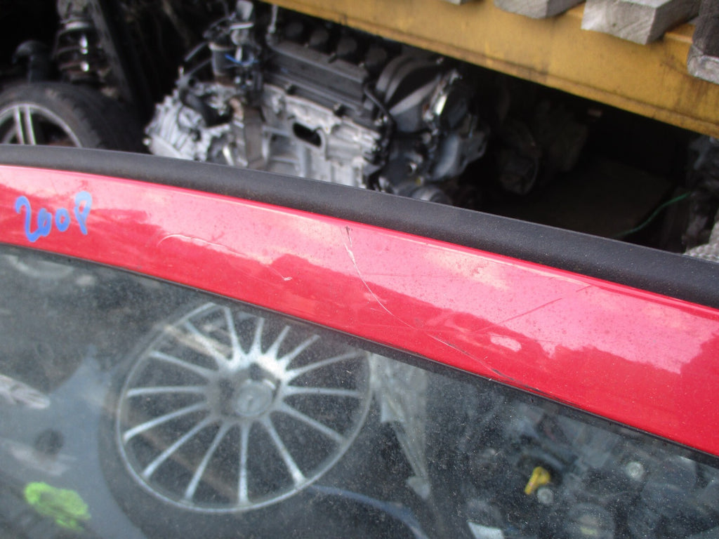 FIAT GRANDE PUNTO MK3 2008 OS 3 DOOR DRIVER SIDE BARE DOOR RED