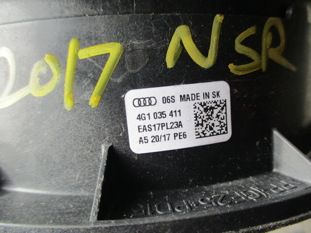 AUDI A6 C7 2017 NSR PASSENGER SIDE REAR SPEAKER DOOR 4G1035411