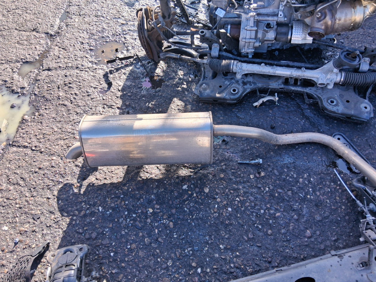 2024 AUDI A1 S LINE MK2 GB 1.0 PETROL COMPLETE EXHAUST PIPE DPF CAT 2Q0131701