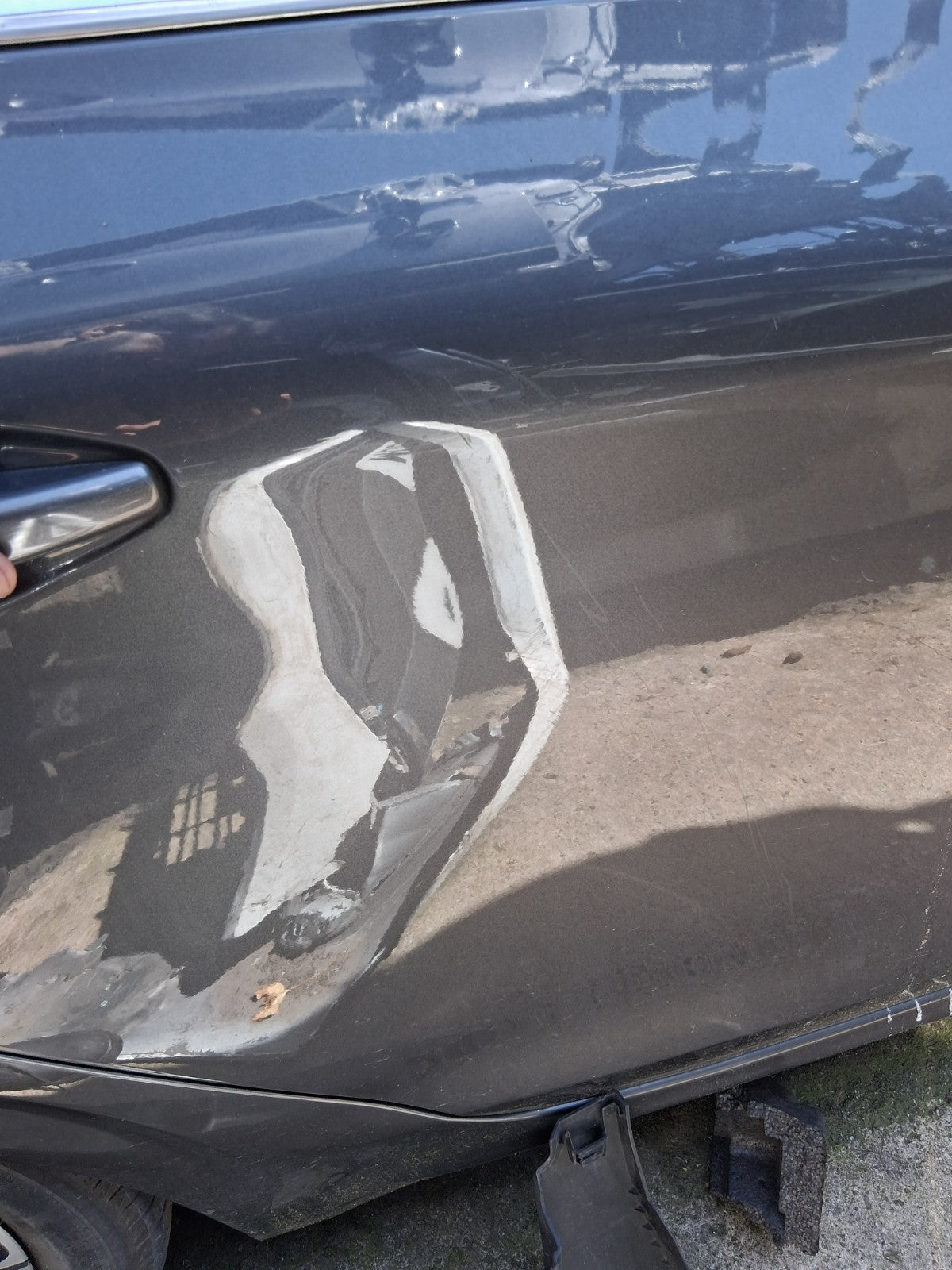 2019 PEUGEOT 208 MK2 OSR DRIVER SIDE REAR RIGHT COMPLETE DOOR GREY