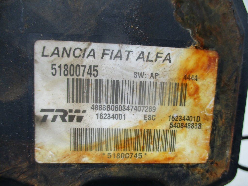 ALFA ROMEO 159 1.9 DIESEL ABS PUMP 54084883B