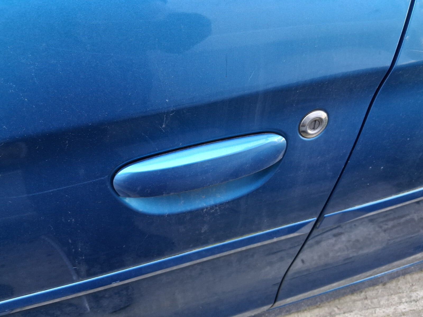 2016 MITSUBISHI MIRAGE MK6 PRE FACELIFT NSF PASSENGER SIDE EXTERIOR DOOR HANDLE
