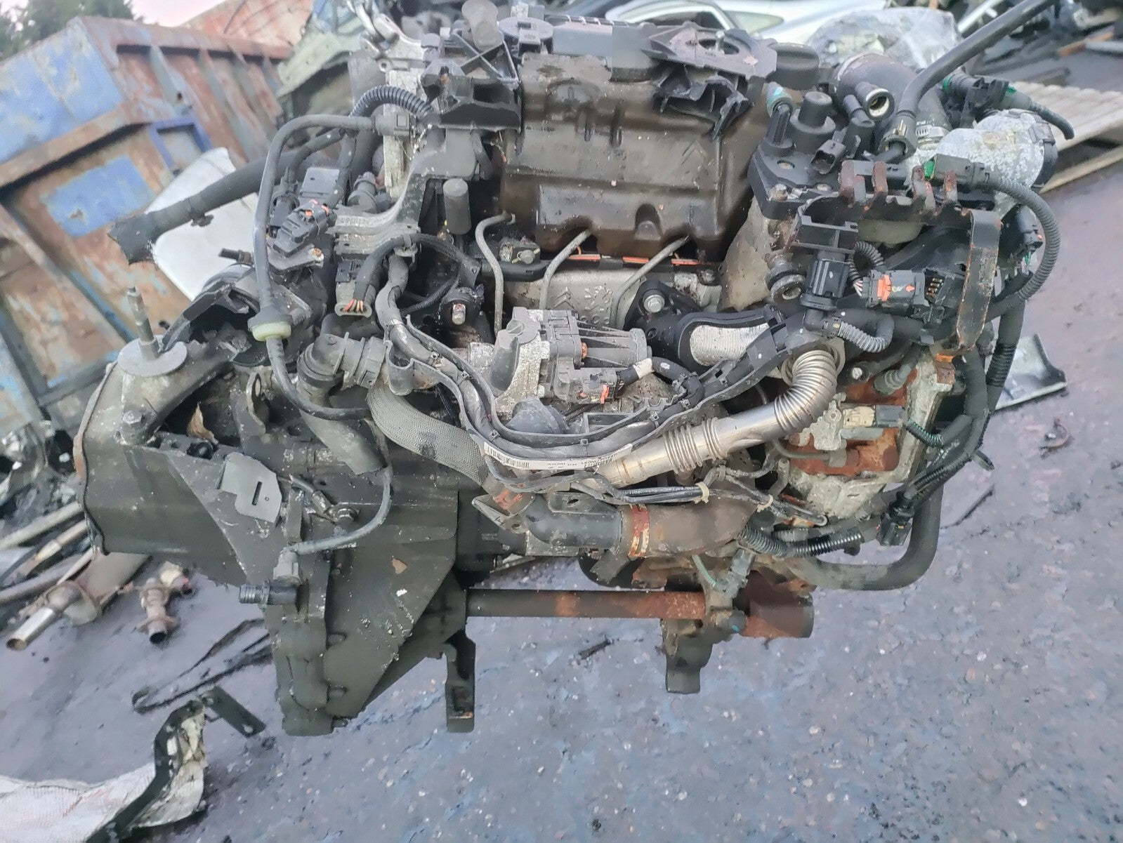 2013 PEUGEOT 5008 MK1 1.6 DIESEL ENGINE COMPLETE 156K  DV6C (9HD)