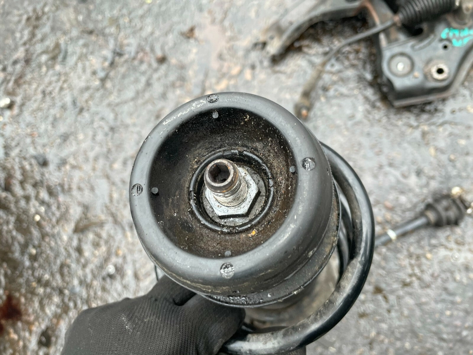 SKODA CITIGO 2016 1.0 PETROL NS PASSENGER SIDE COMPLETE LEG SHOCK SPRING HUB