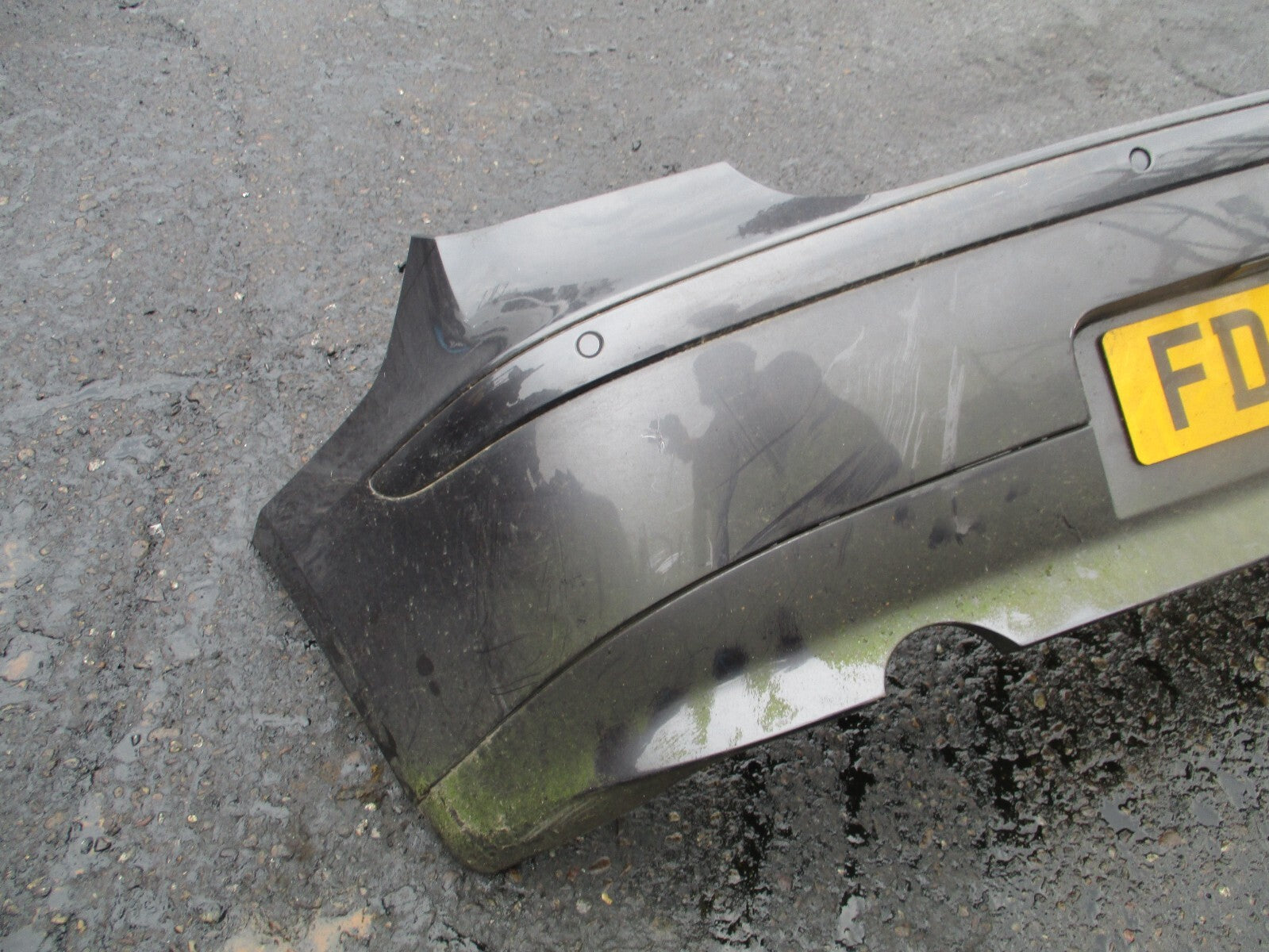 BMW 1 SERIES E87 2007 REAR COMPLETE BUMPER IN GREY