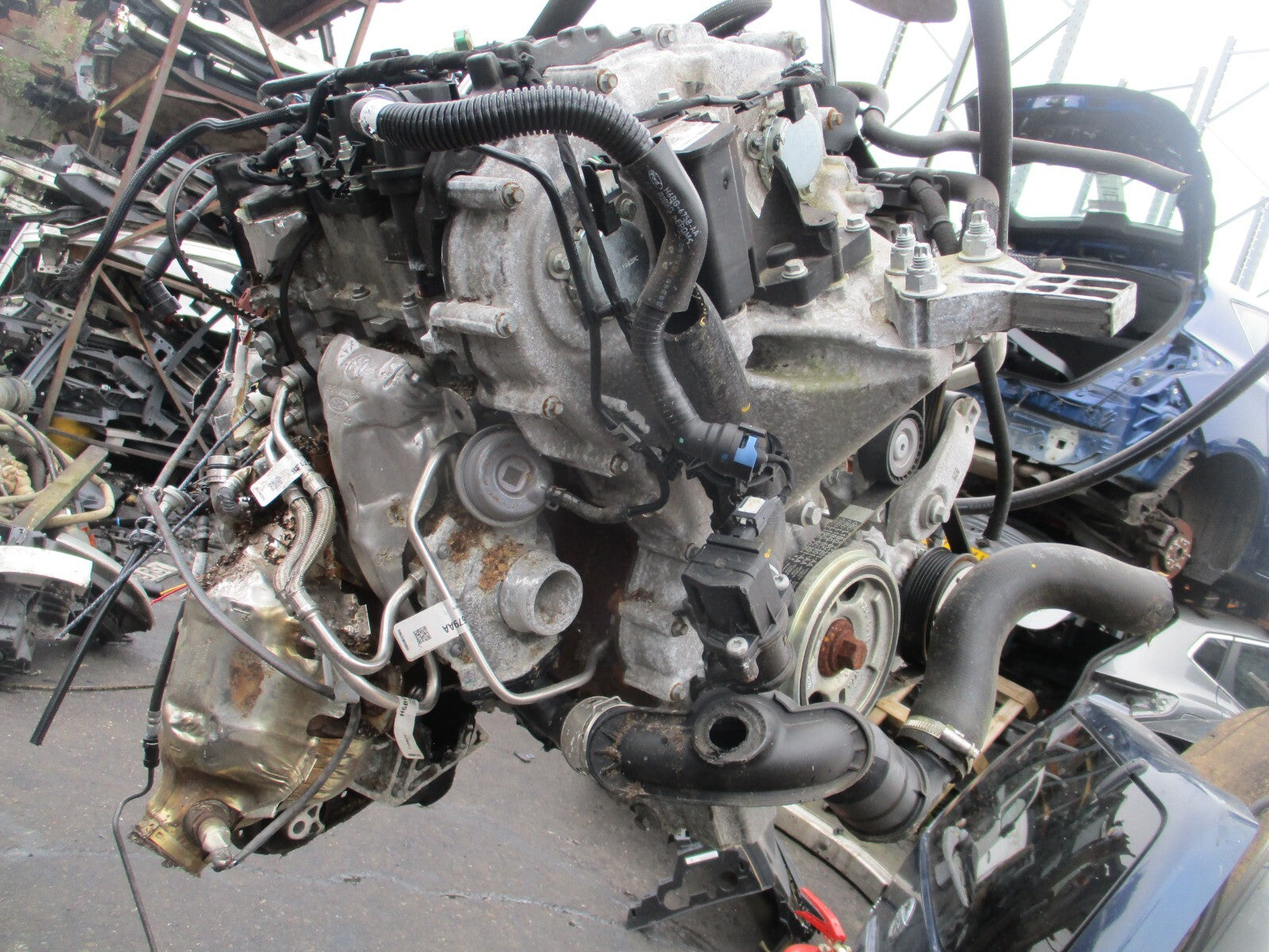 2021 FORD FIESTA MK8 1.0 PETROL ECOBOOST BARE ENGINE SPARES OR REPAIRS B7JB
