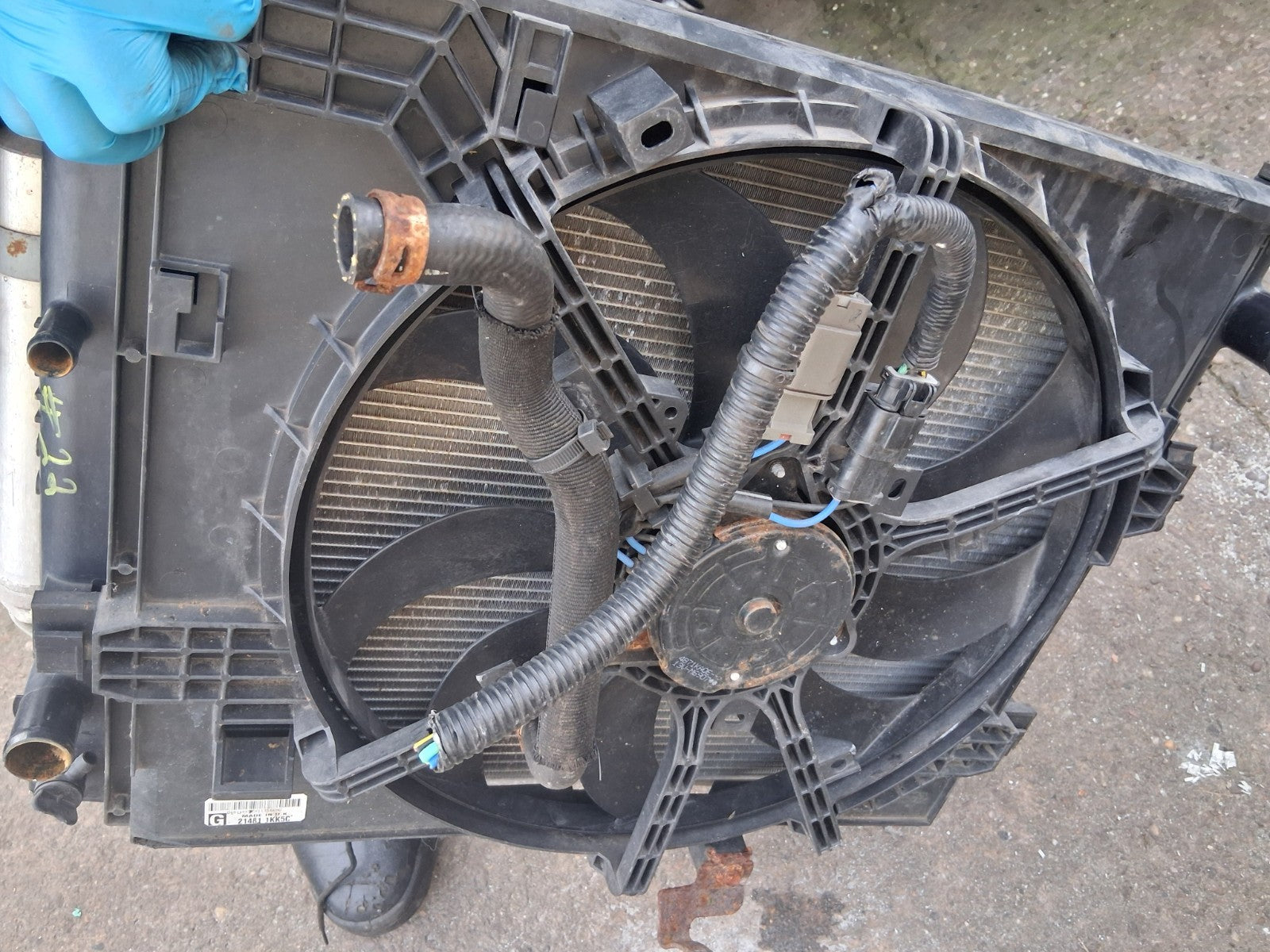 2017 VAUXHALL ZAFIRA C 1.4 PETROL RADIATOR RAD PACK 16470893
