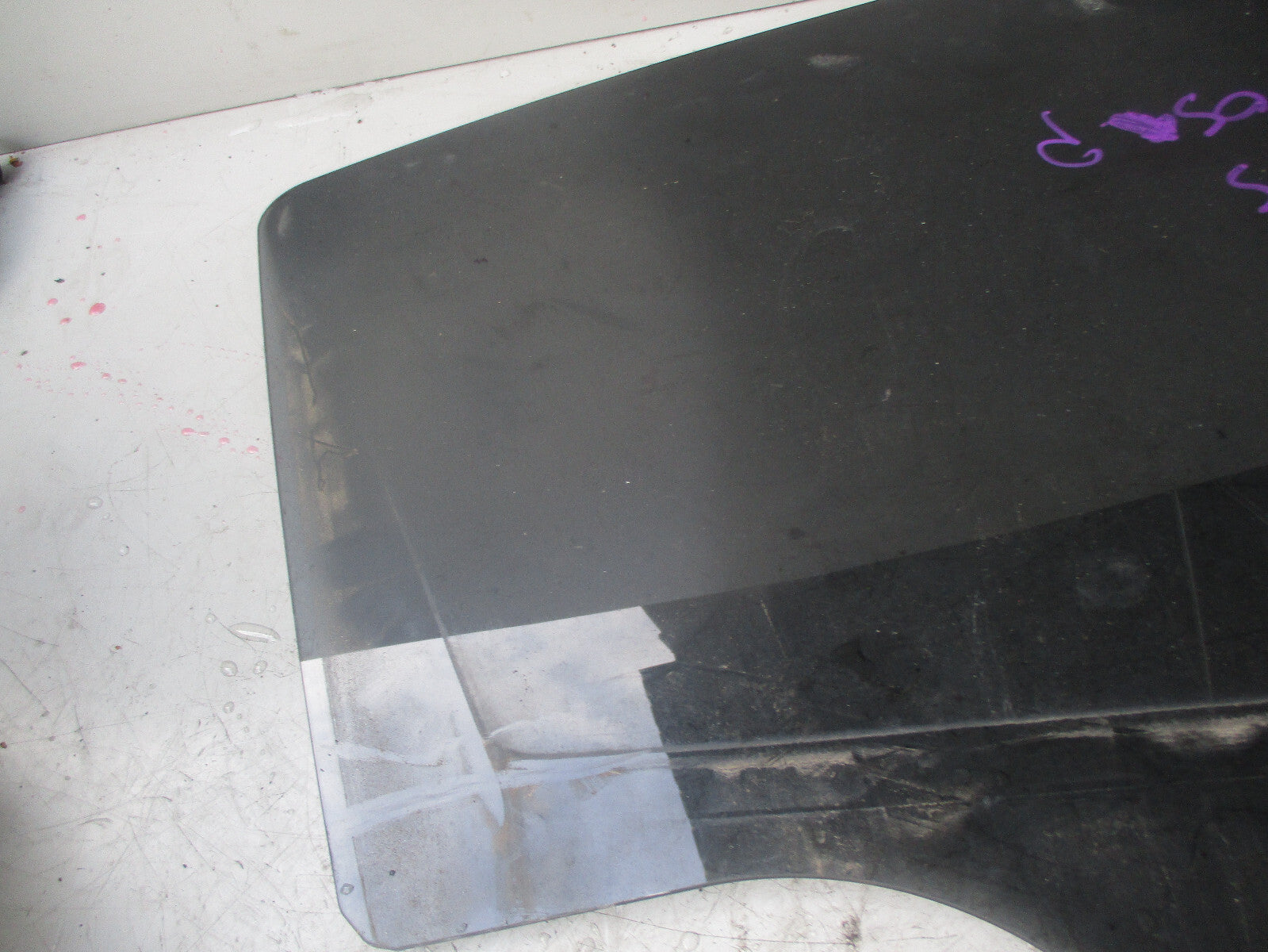 TOYOTA YARIS 2016 OSR DRIVER SIDE REAR WINDOW GLASS