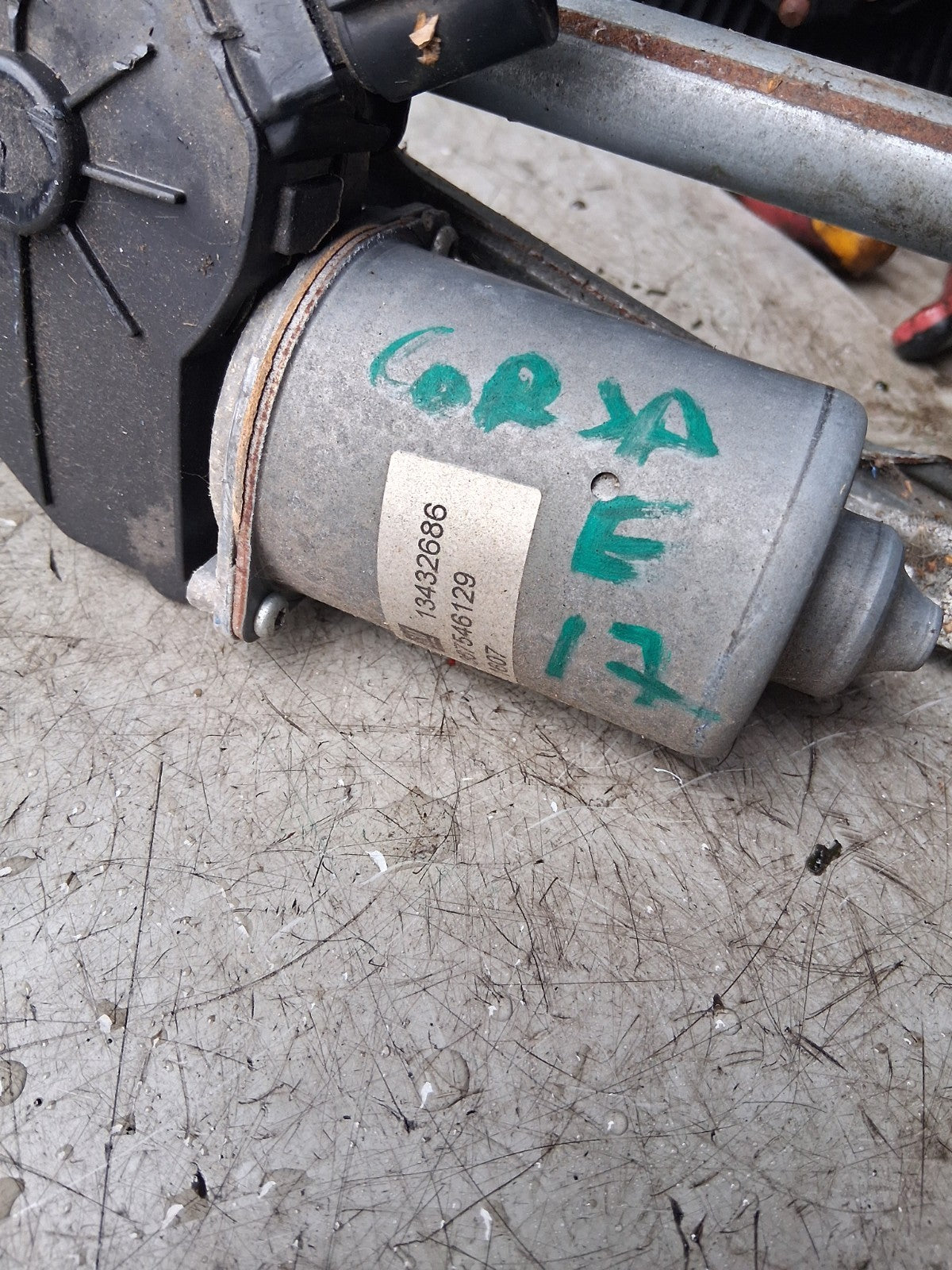 2017 VAUXHALL CORSA E FRONT WINDSCREEN WIPER MOTOR & LINKAGE 13432686