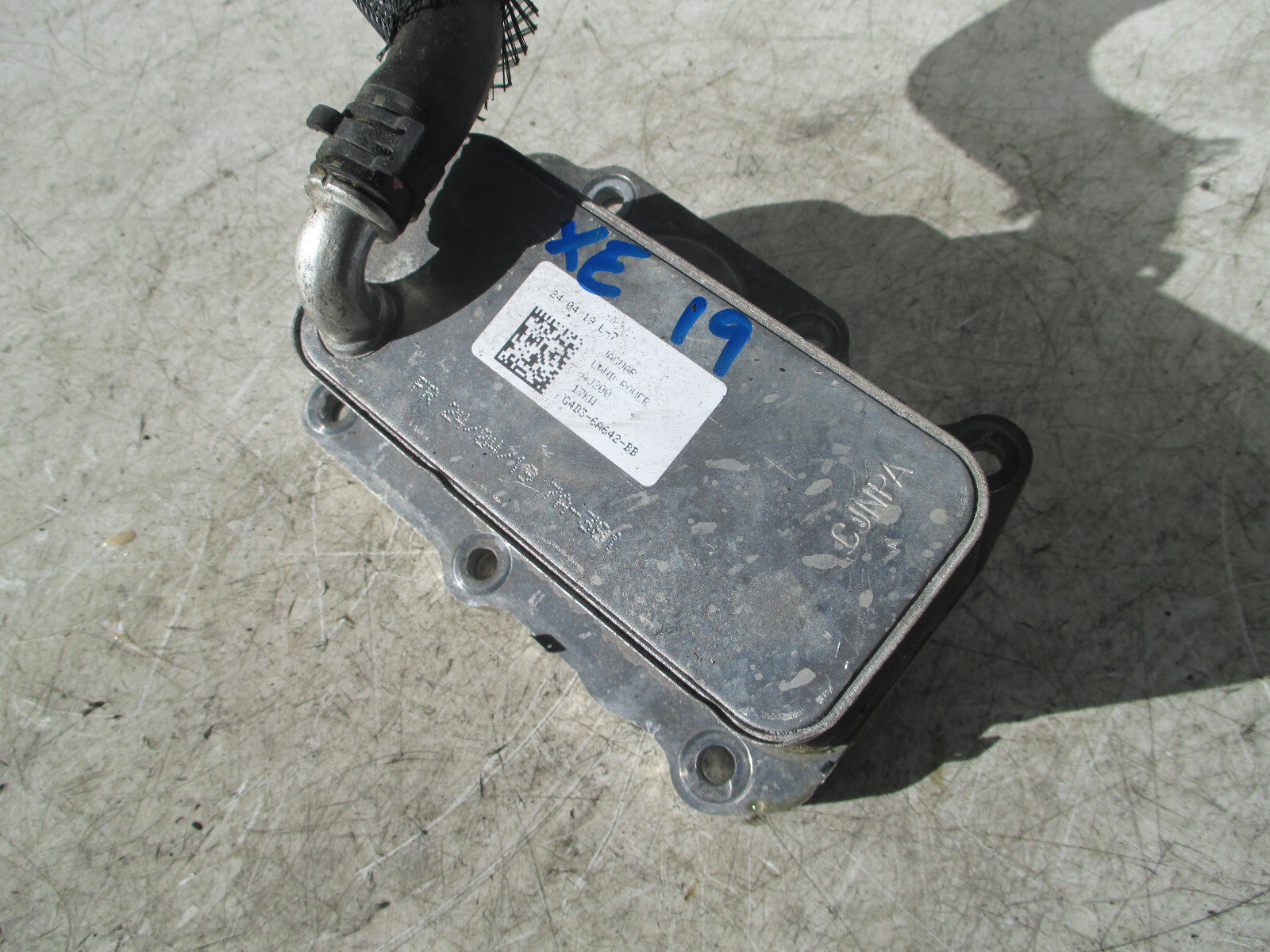 JAGUAR XE 2019 2.0 PETROL OIL COOLER G4D36A642BB