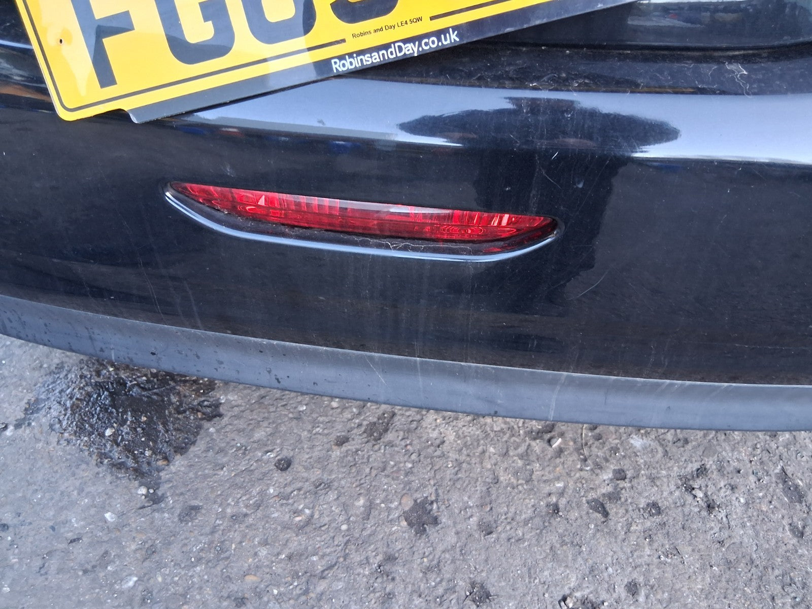 2014 PEUGEOT 208 COMPLETE REAR BUMPER PEARL BLACK KTV